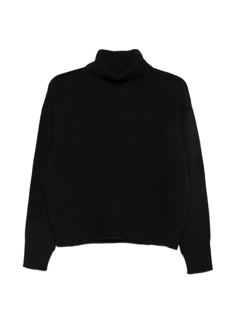 VANISE Maglia Penelope nera in lana e cashmere 