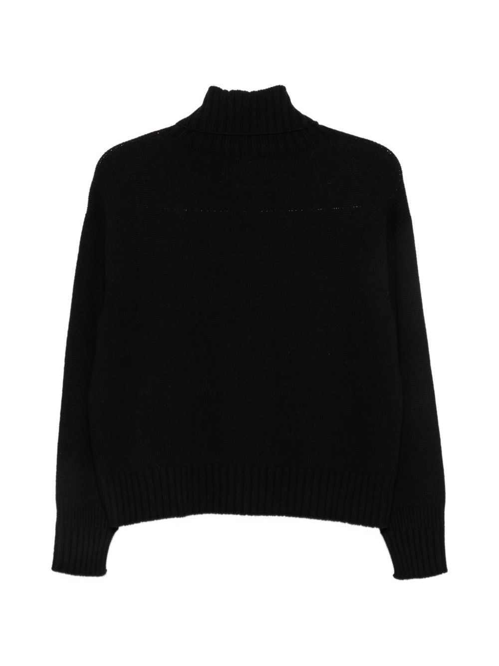 VANISE Maglia Penelope nera in lana e cashmere 