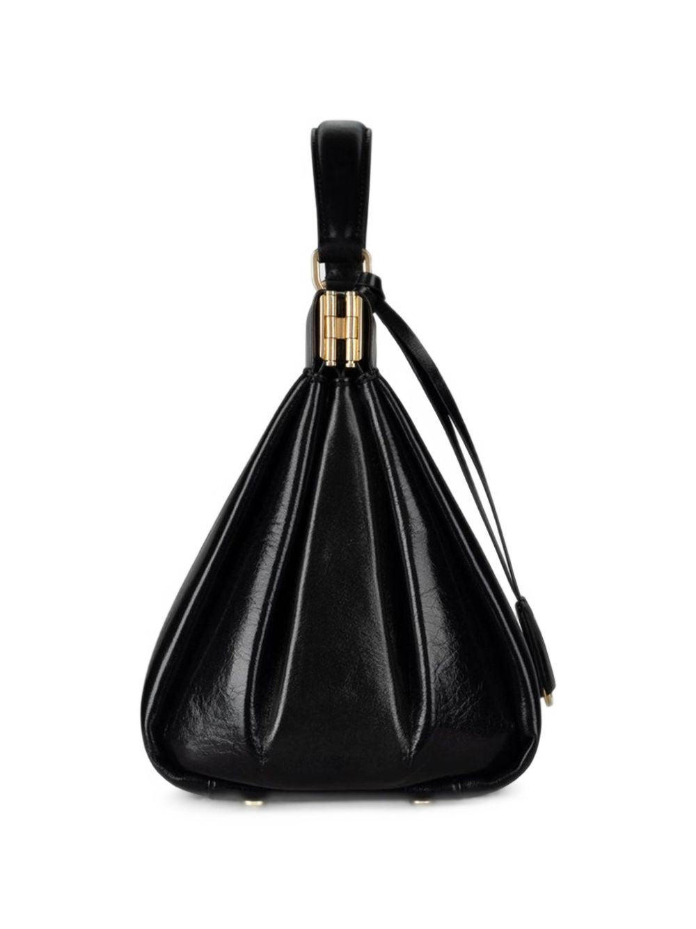 VICTORIA BECKHAM Borsa BLACK in pelle con manico e tracolla firmata 