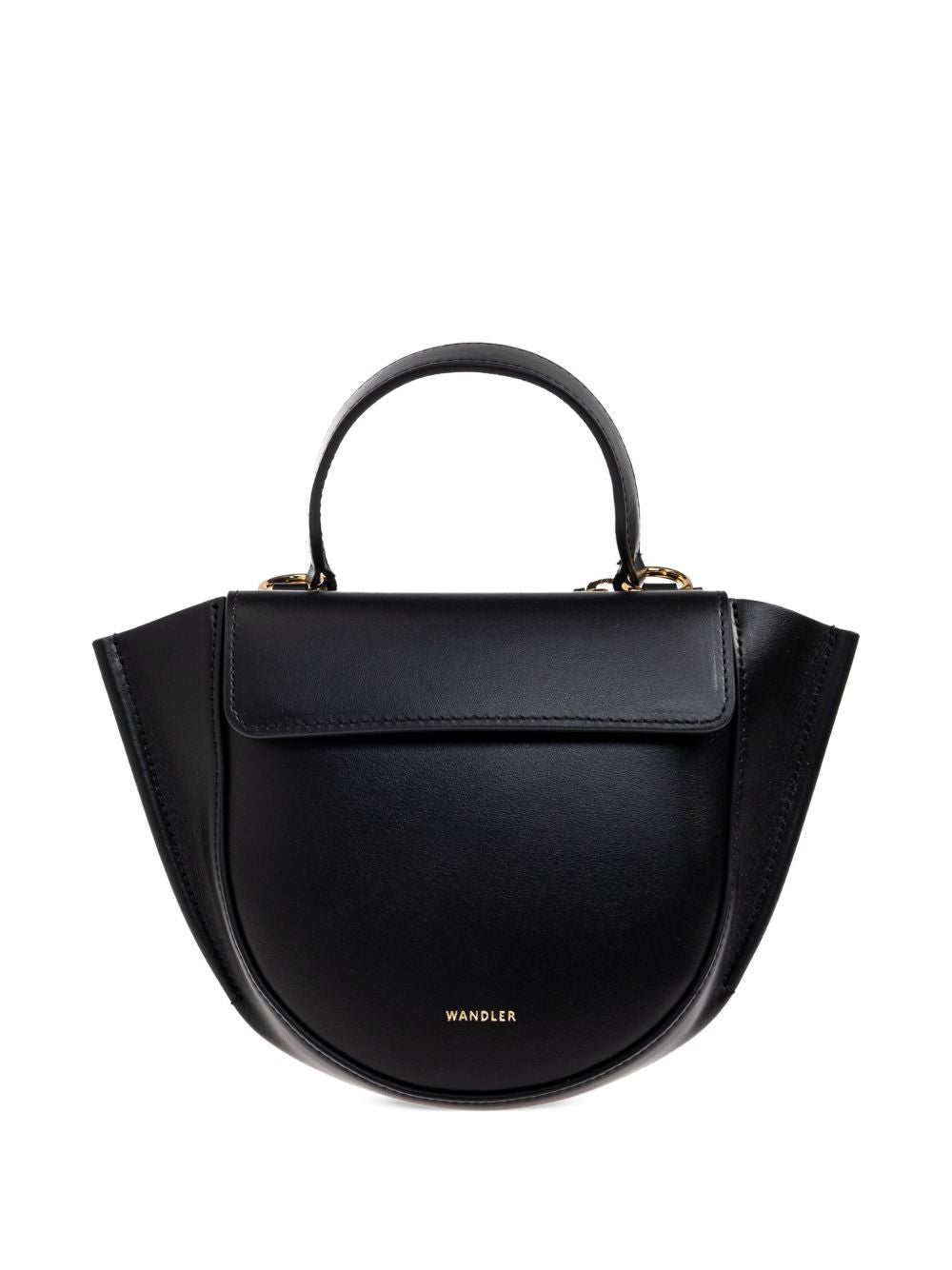 WANDLER Borsa Hortensia Piccola in pelle nera 