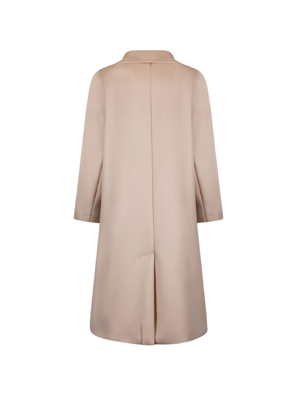 WEEKEND MAX MARA Cappotto Lungo in Lana Vergine Mandorla 