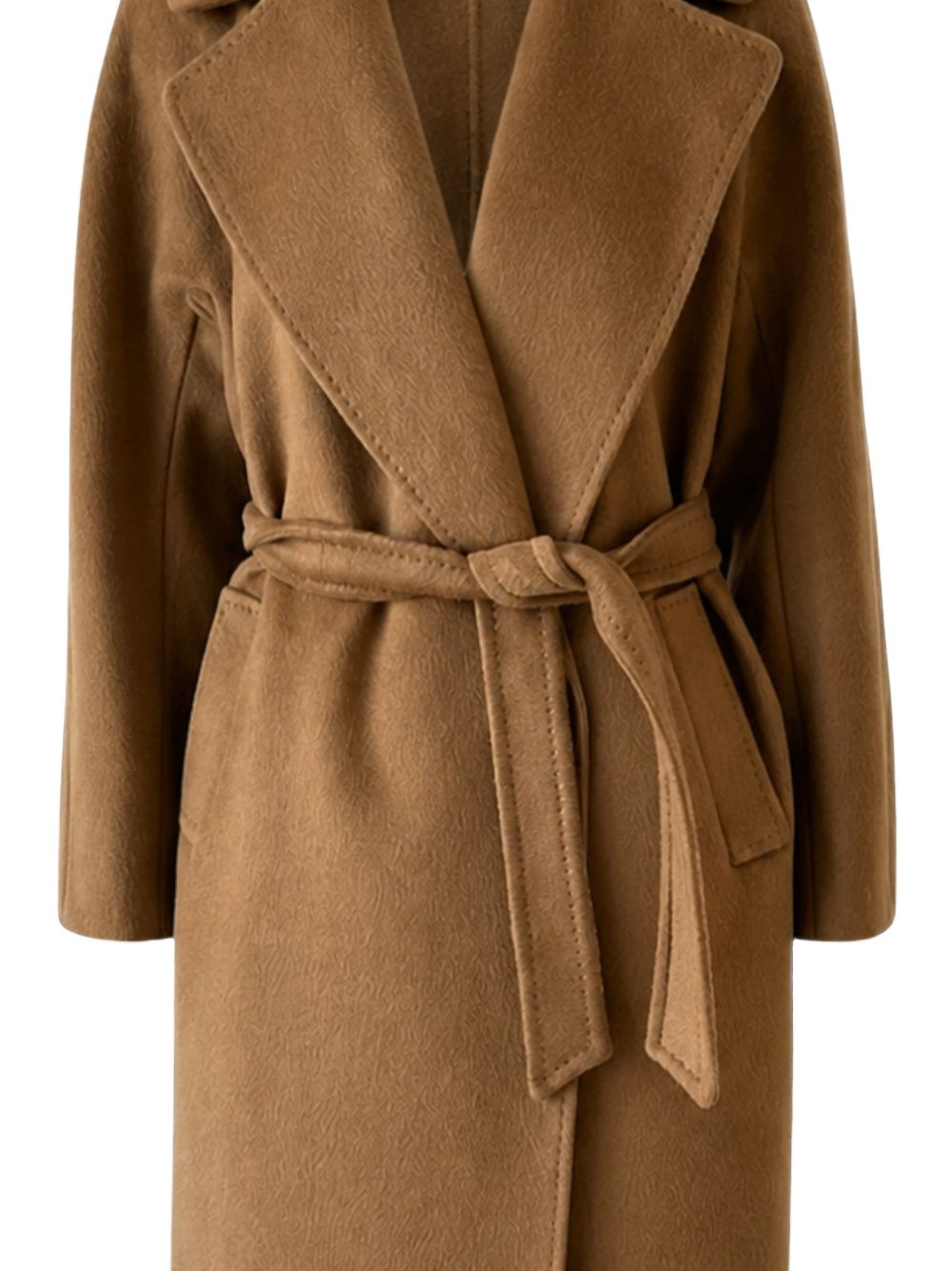 WEEKEND MAX MARA Cappotto cammello in Misto Lana 