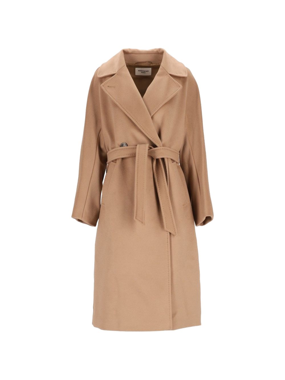 WEEKEND MAX MARA Cappotto Beige in Lana Vergine 