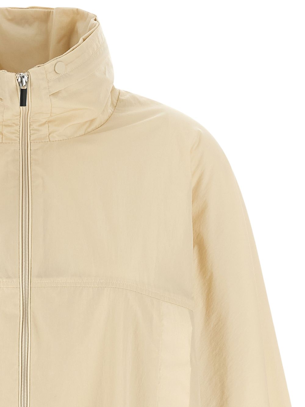 WEEKEND MAX MARA Giacca impermeabile beige con zip 