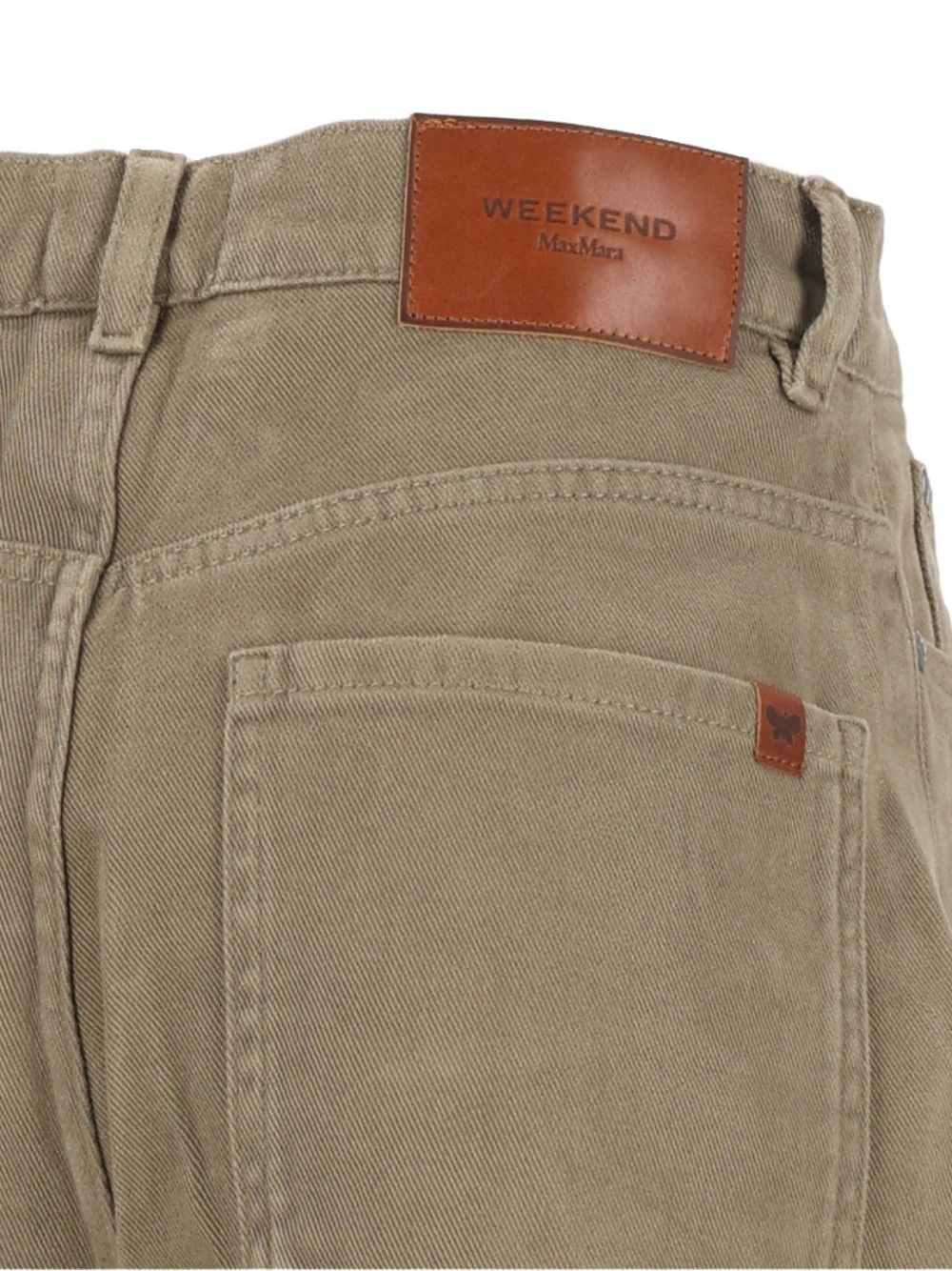 WEEKEND MAX MARA Pantaloni Barrel Leg in Cotone 