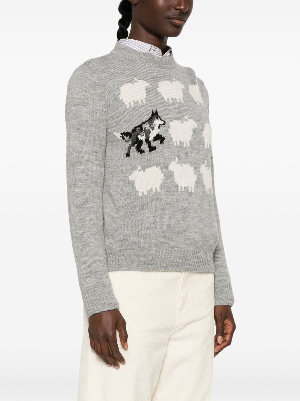 WEEKEND MAX MARA Maglia girocollo con motivo 