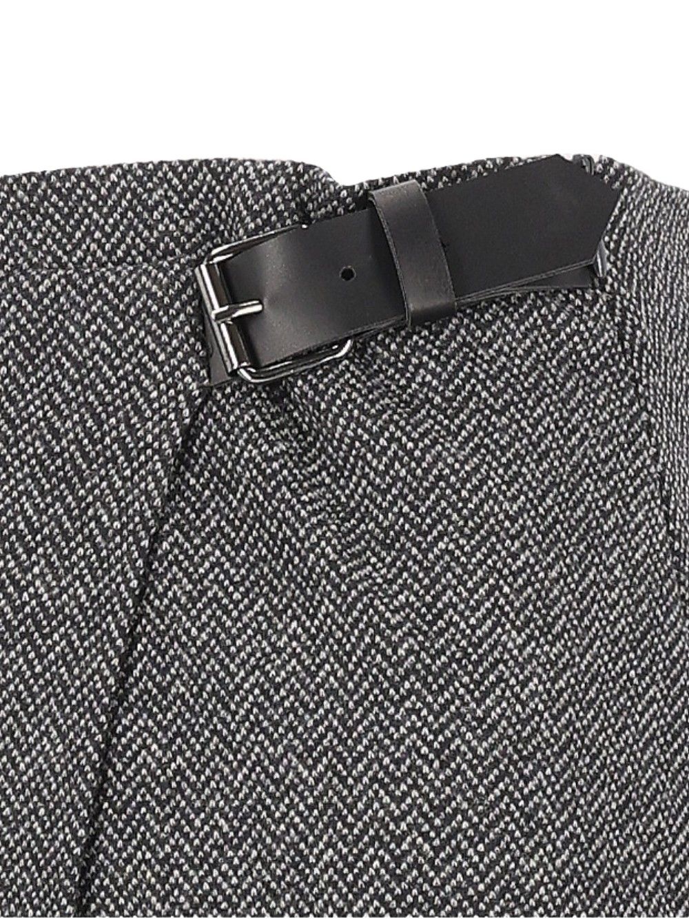 WEEKEND MAX MARA Gonna midi a portafoglio con motivo spigato 