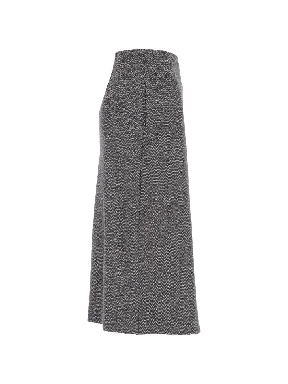 WEEKEND MAX MARA Gonna midi a portafoglio con motivo spigato 