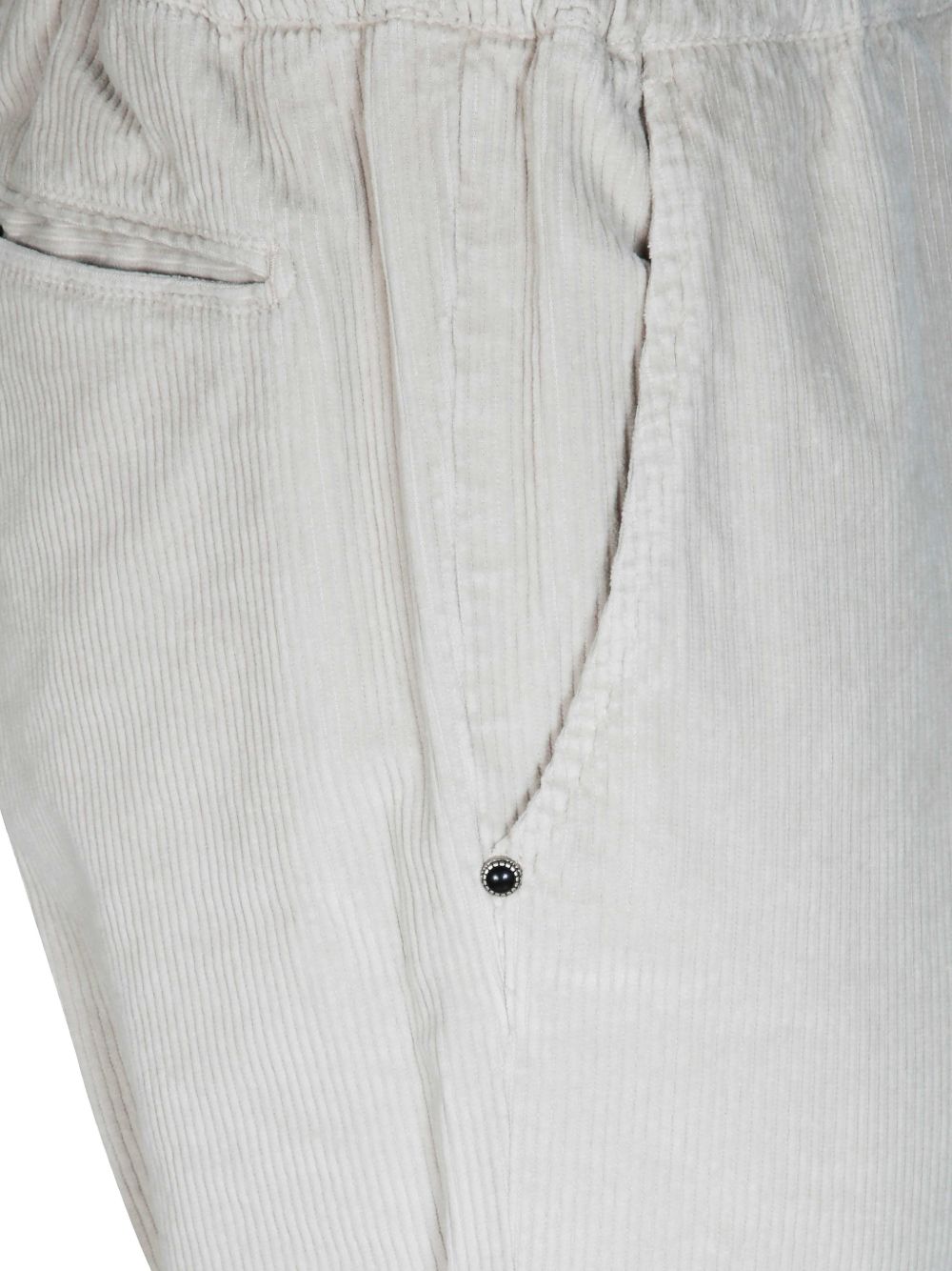 WHITE SAND Pantaloni in Velluto a Coste 