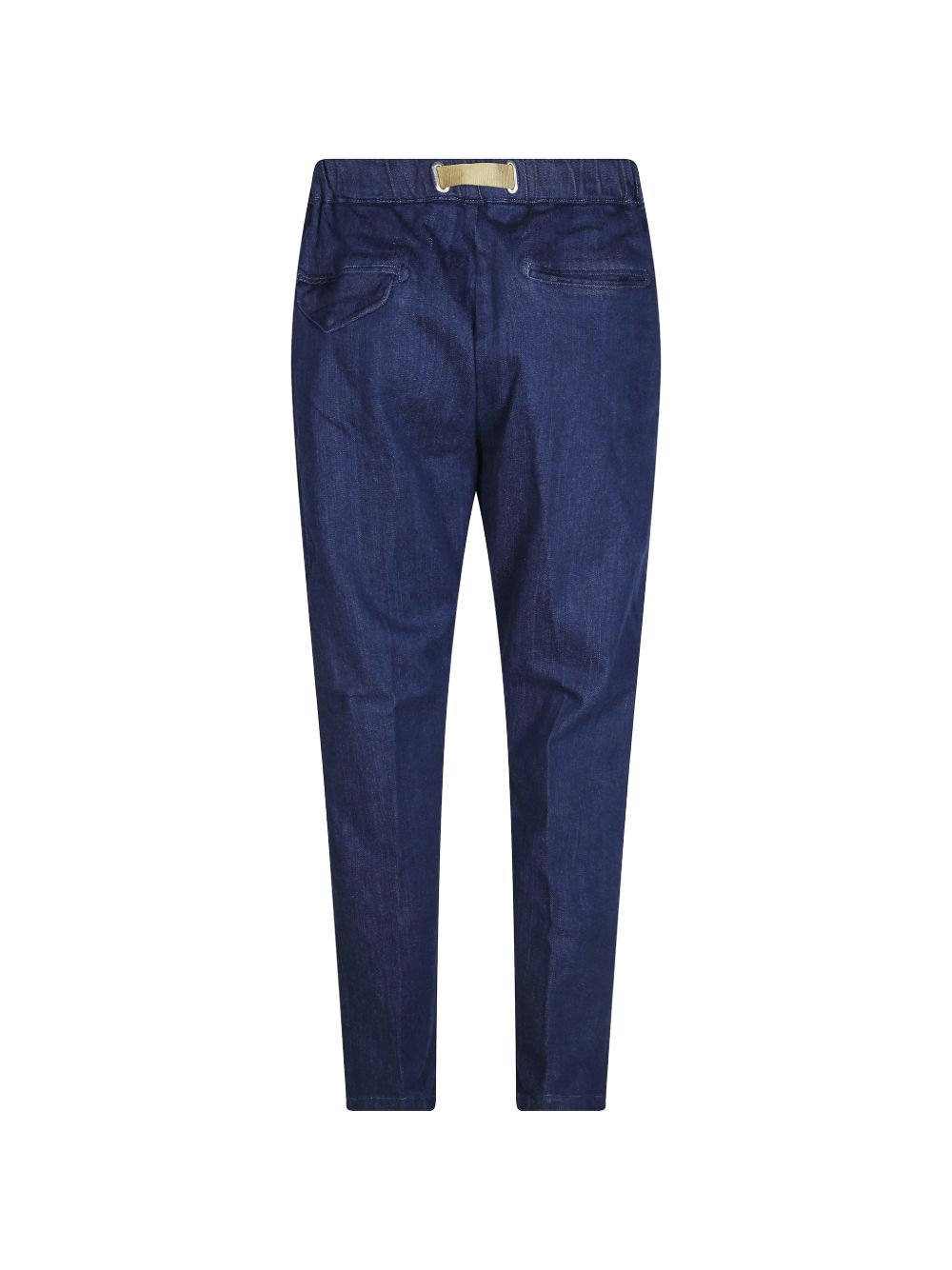 WHITE SAND Pantaloni in Cotone Stretch con Cintura 
