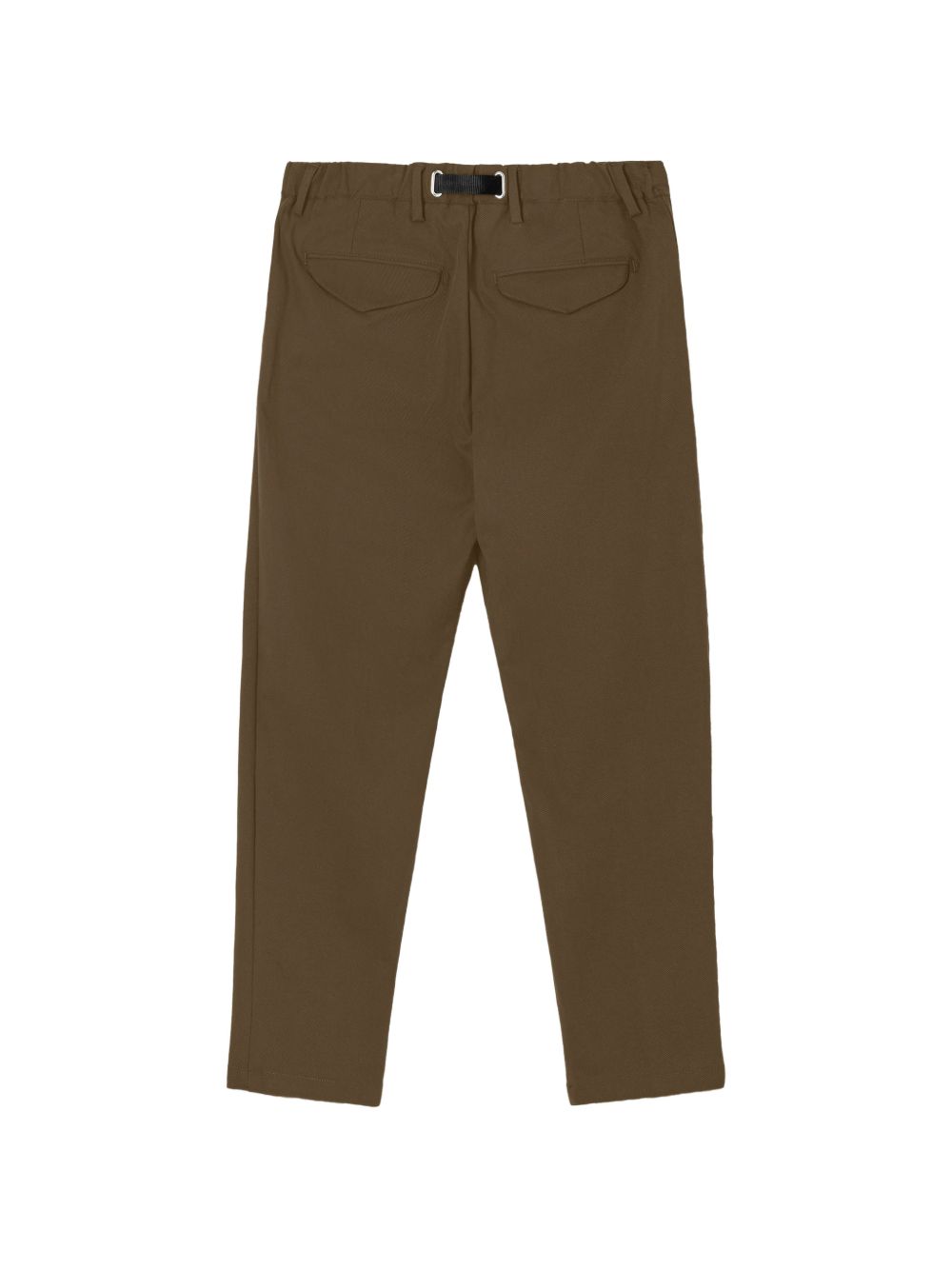 WHITE SAND Pantaloni in cotone marrone con coulisse 