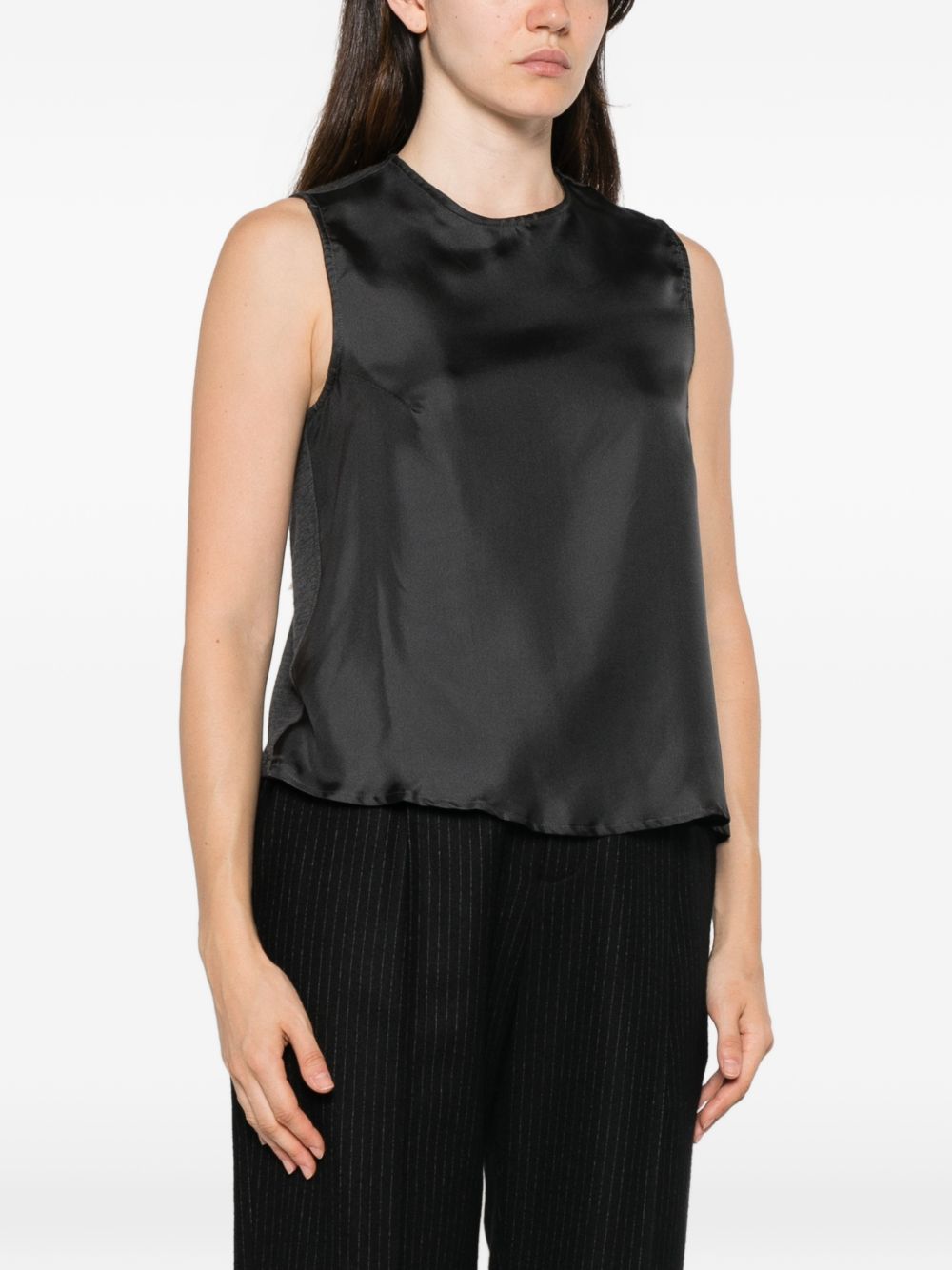 WHYCI Top grigio in maglia 