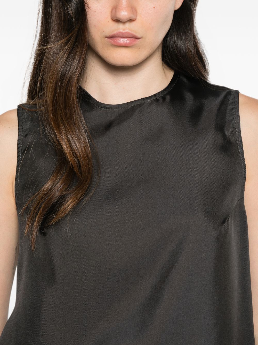 WHYCI Top grigio in maglia 