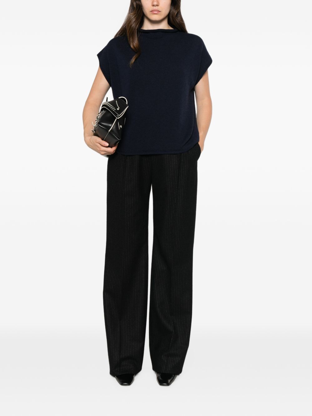 WHYCI Gilet in lana e cashmere 