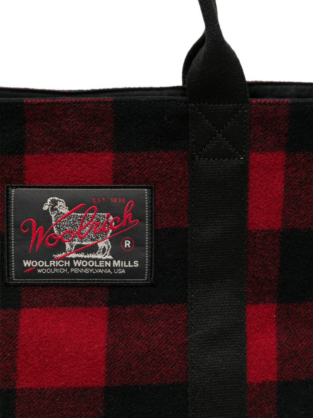 WOOLRICH Borsa shopping a quadri<BR/> 