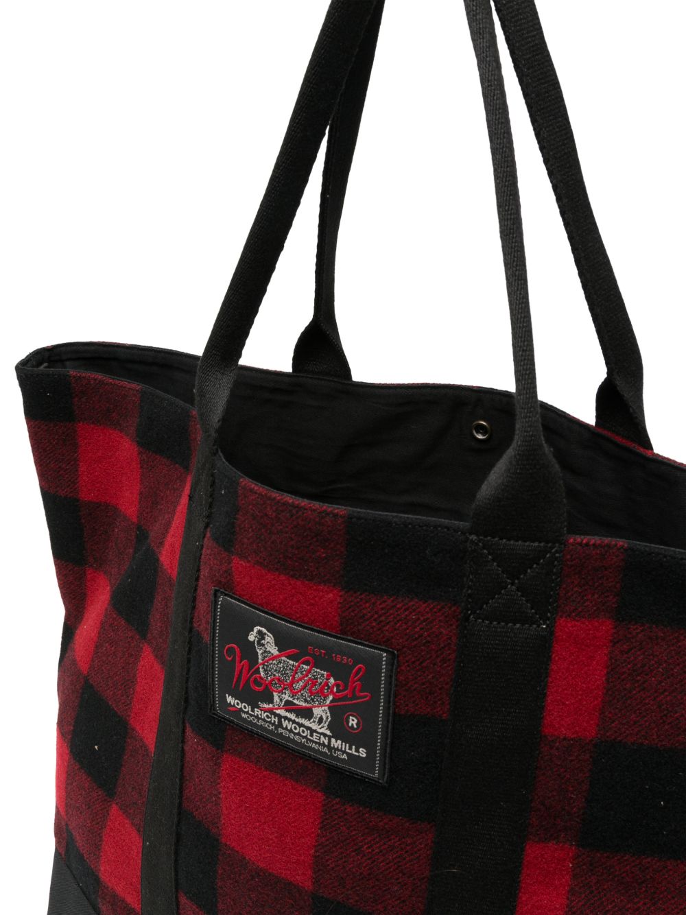 WOOLRICH Borsa shopping a quadri<BR/> 
