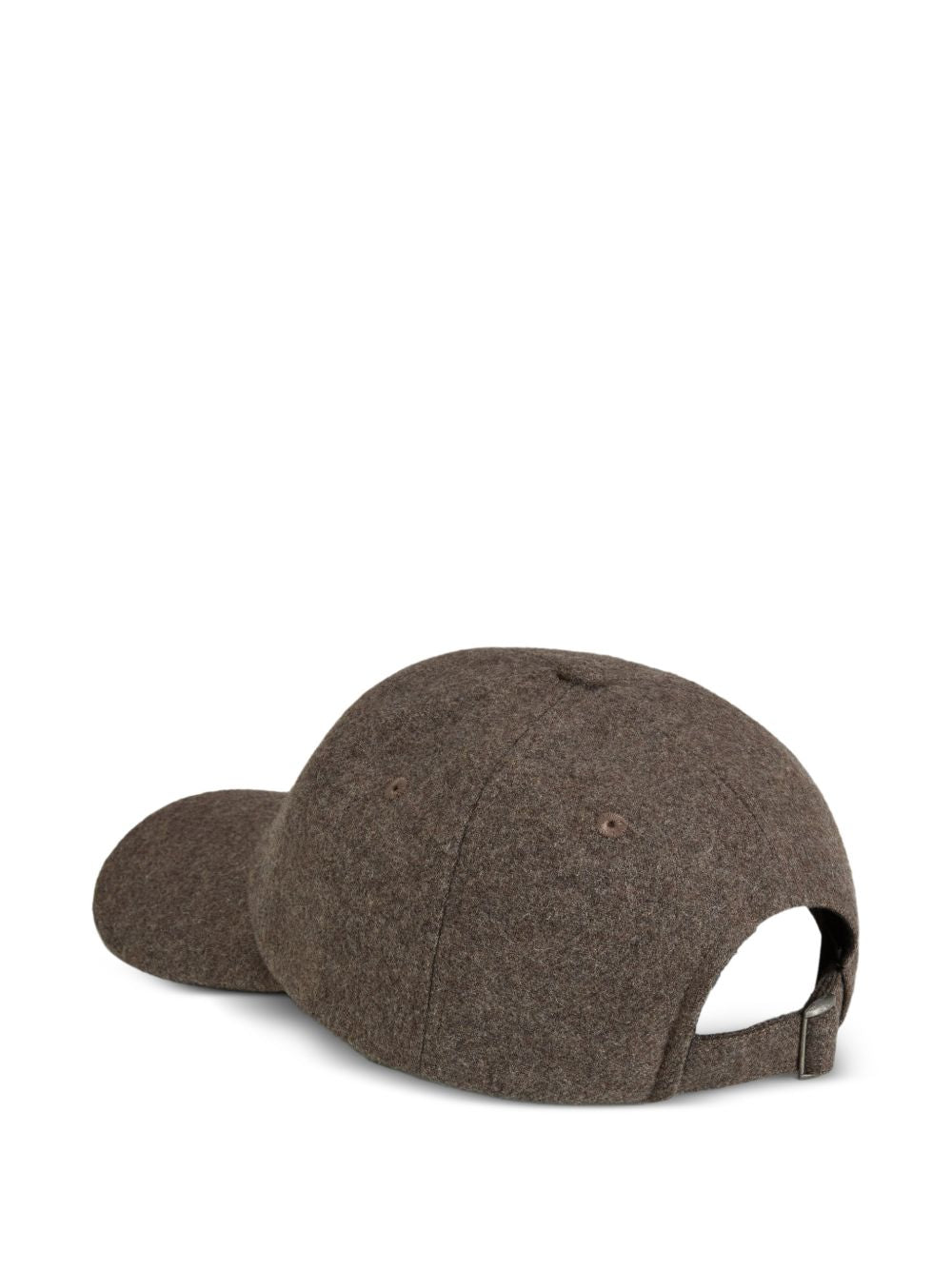 WOOLRICH Cappello da baseball grigio in misto lana 