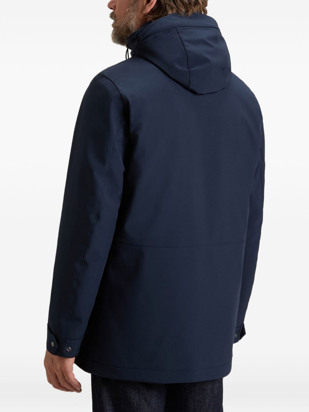 WOOLRICH Parka Chesterfield Blu 