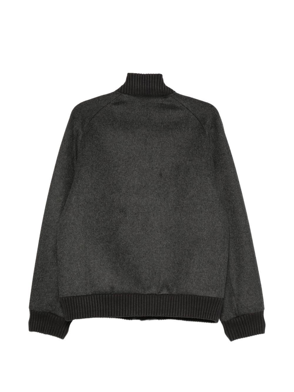 WOOLRICH Giacca bomber grigio scuro con tasche 