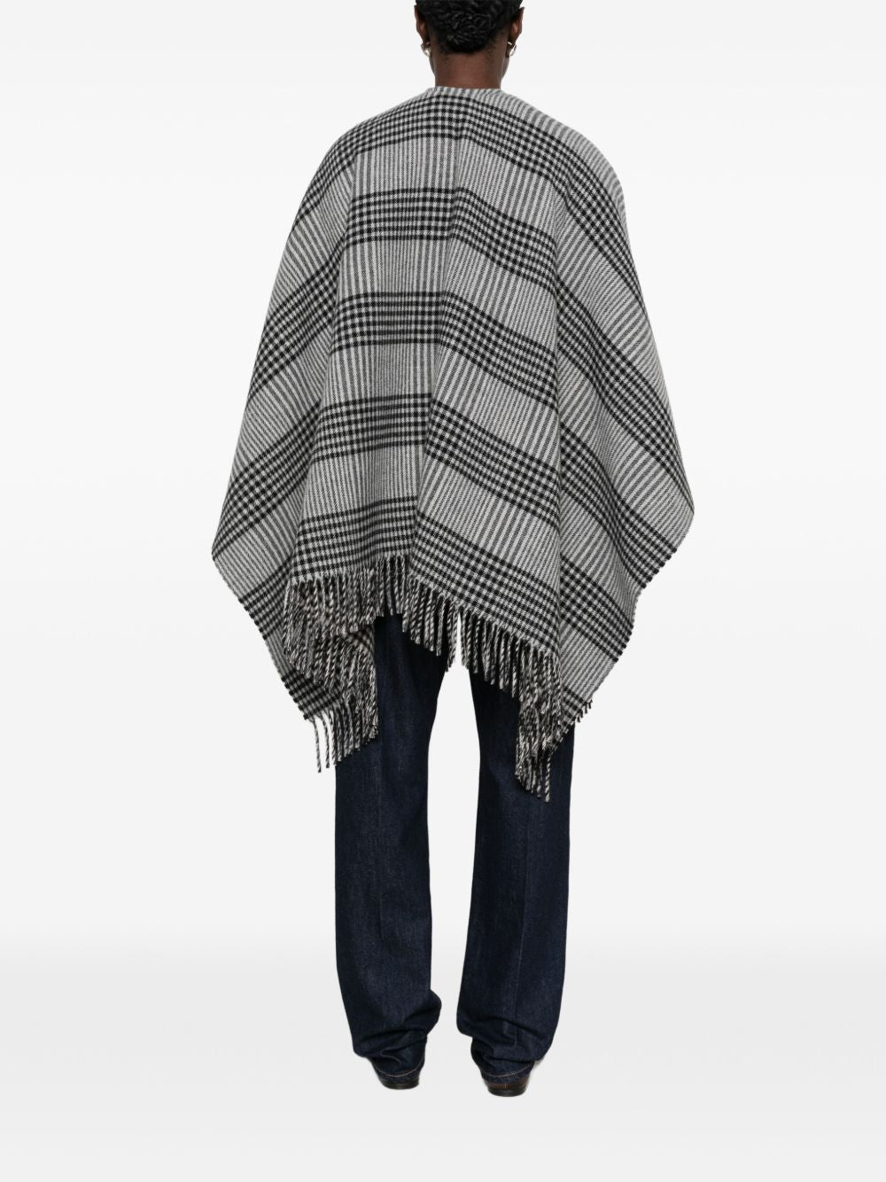 WOOLRICH Mantella Double-Face in Lana a Quadri 