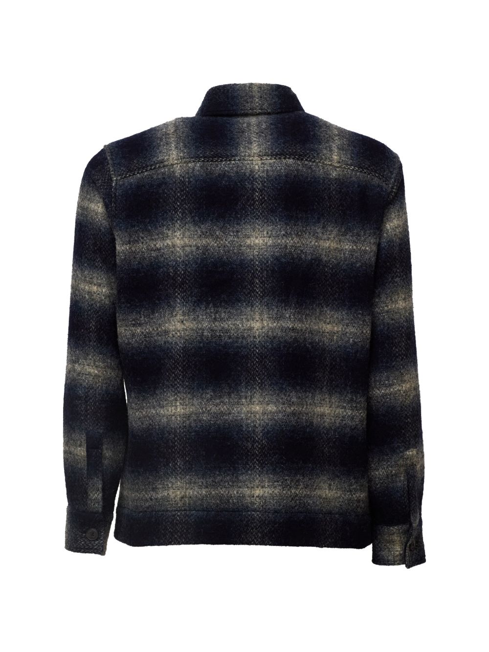 XACUS Camicia a maniche lunghe in lana a quadri 