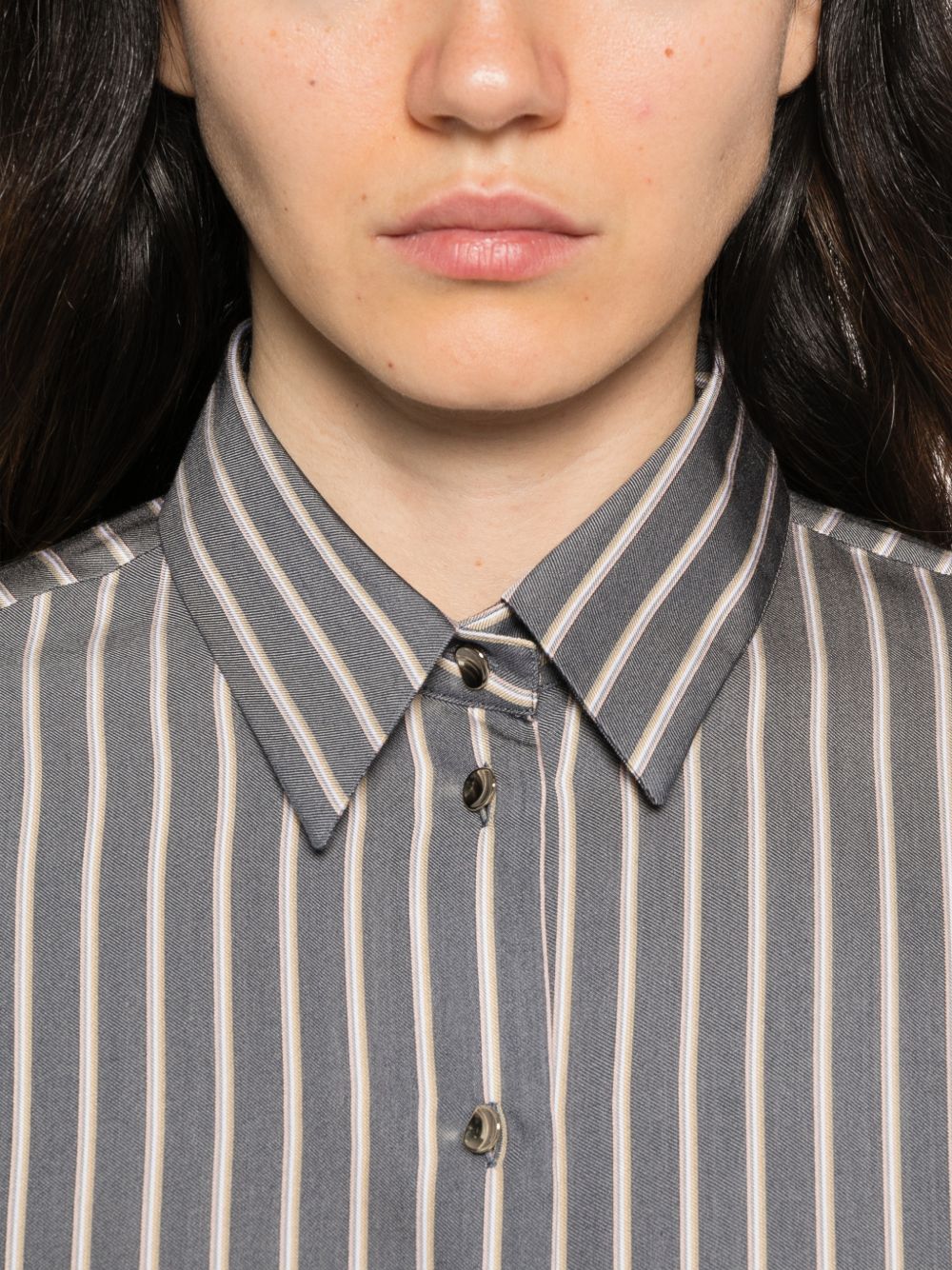 XACUS Camicia Anya grigia a righe firmata Xacus 