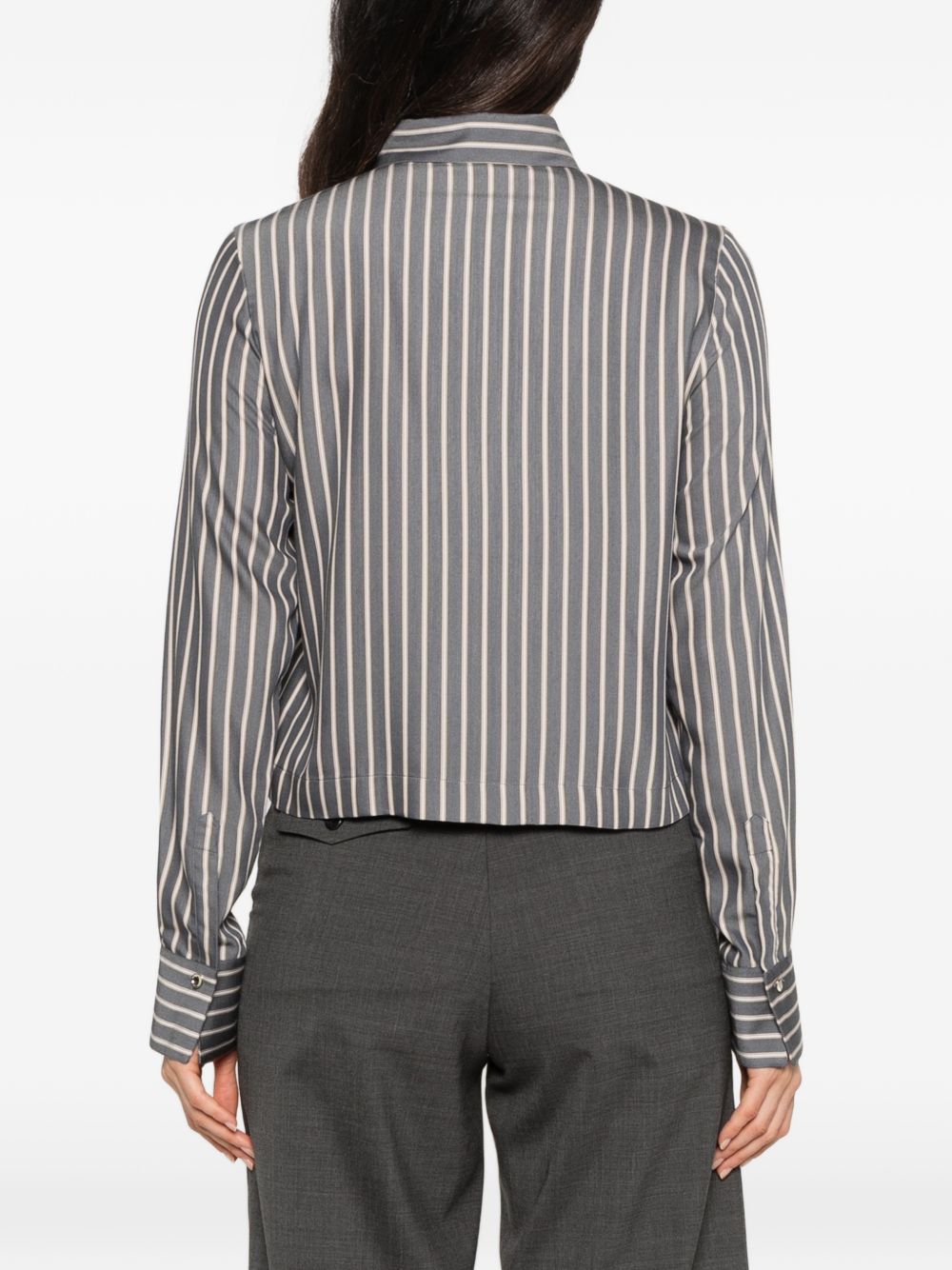 XACUS Camicia Anya grigia a righe firmata Xacus 
