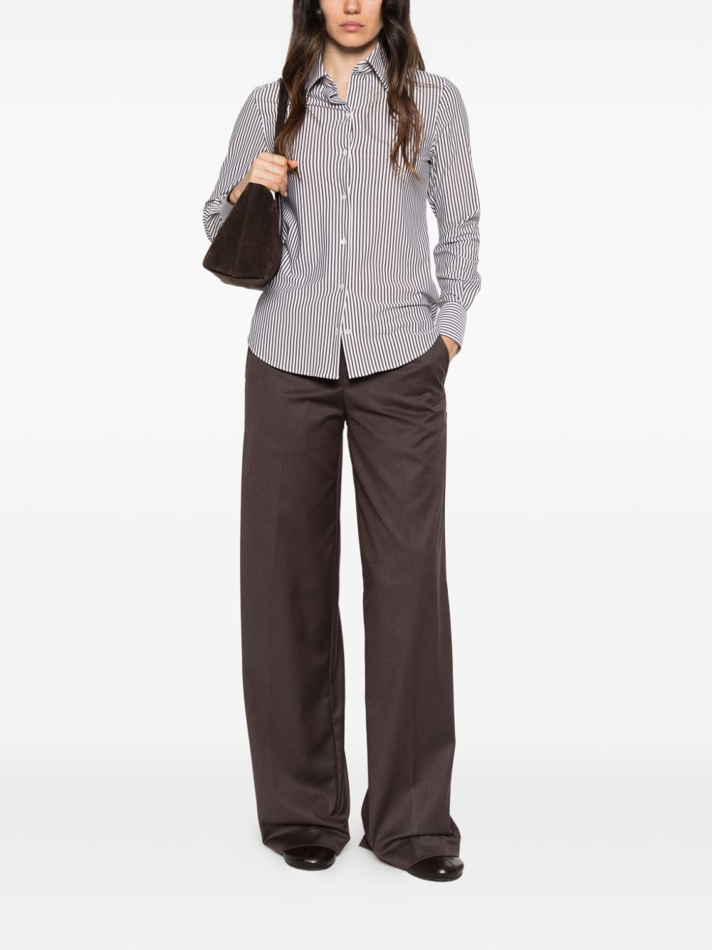 XACUS Camicia Perla classica a righe 