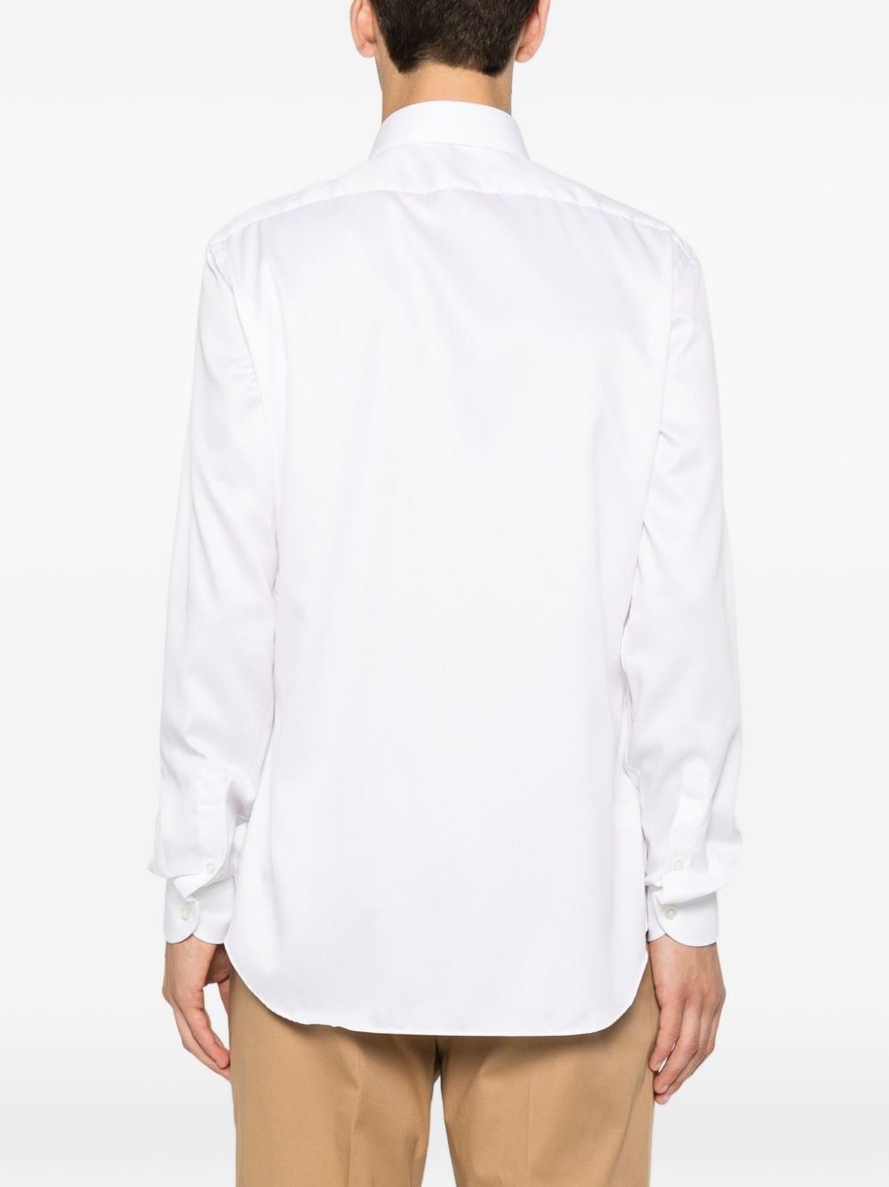 XACUS Camicia classica bianca in cotone 