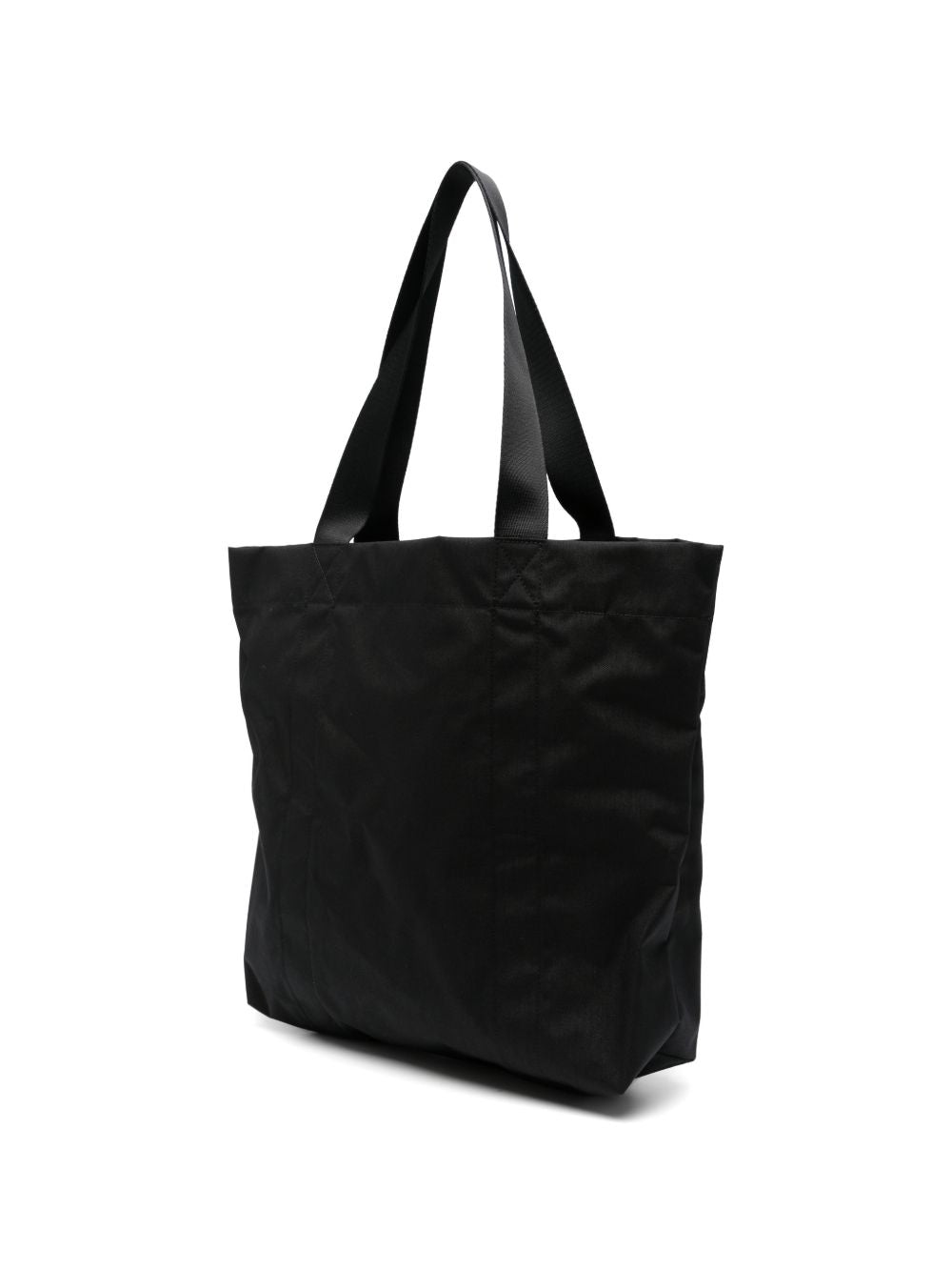 Y3 Borsa a mano nera con logo 