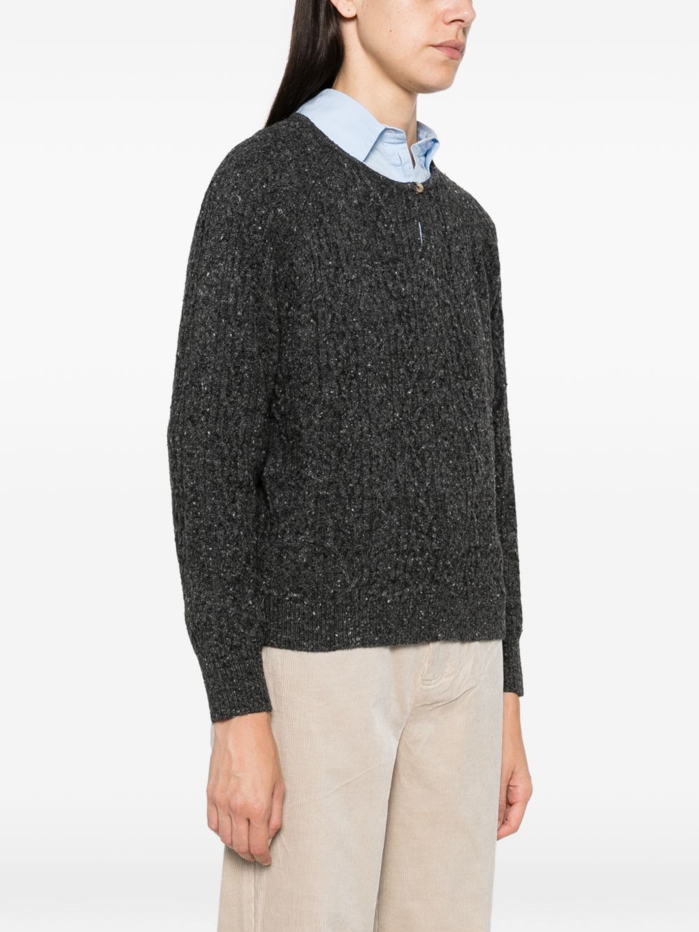 YERSE Maglia girocollo in lana 