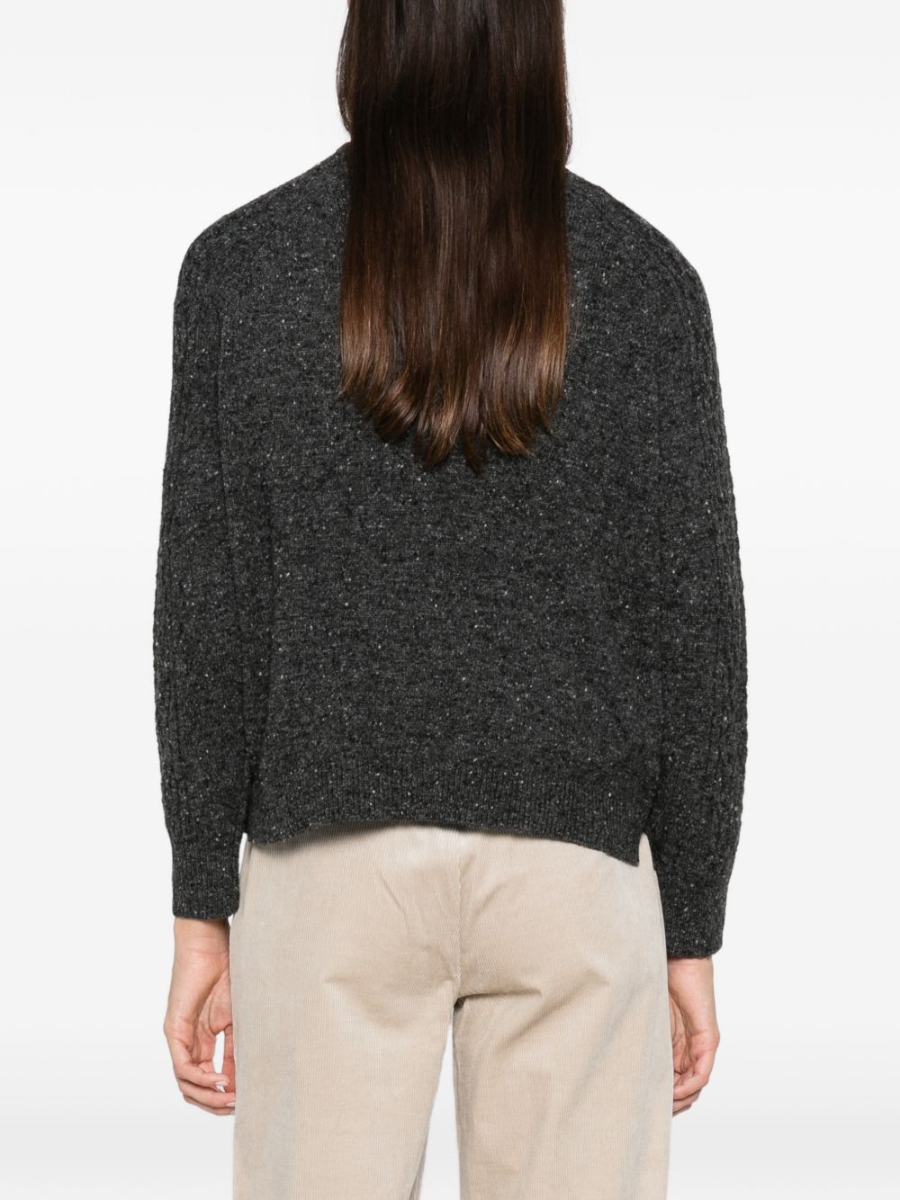 YERSE Maglia girocollo in lana 