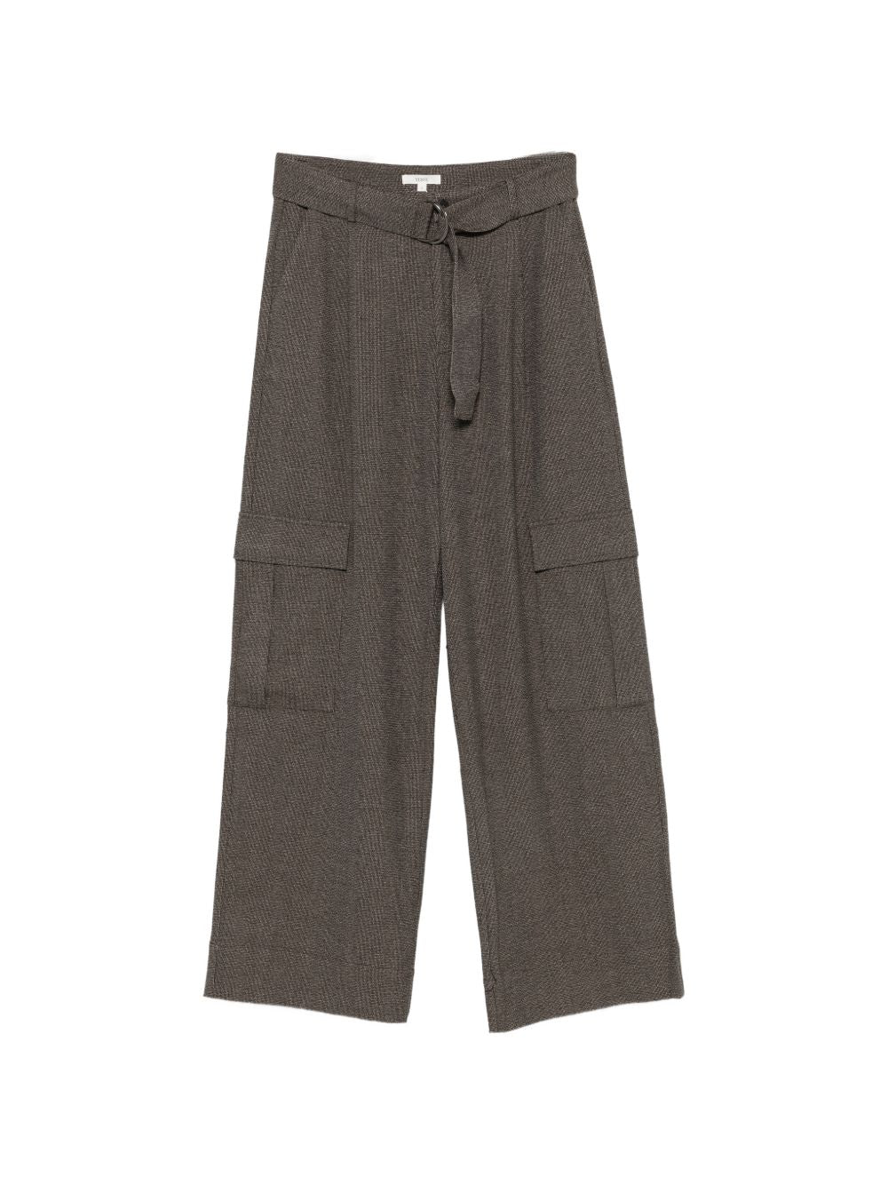 YERSE Pantaloni morbidi stile cargo con cintura in vita 