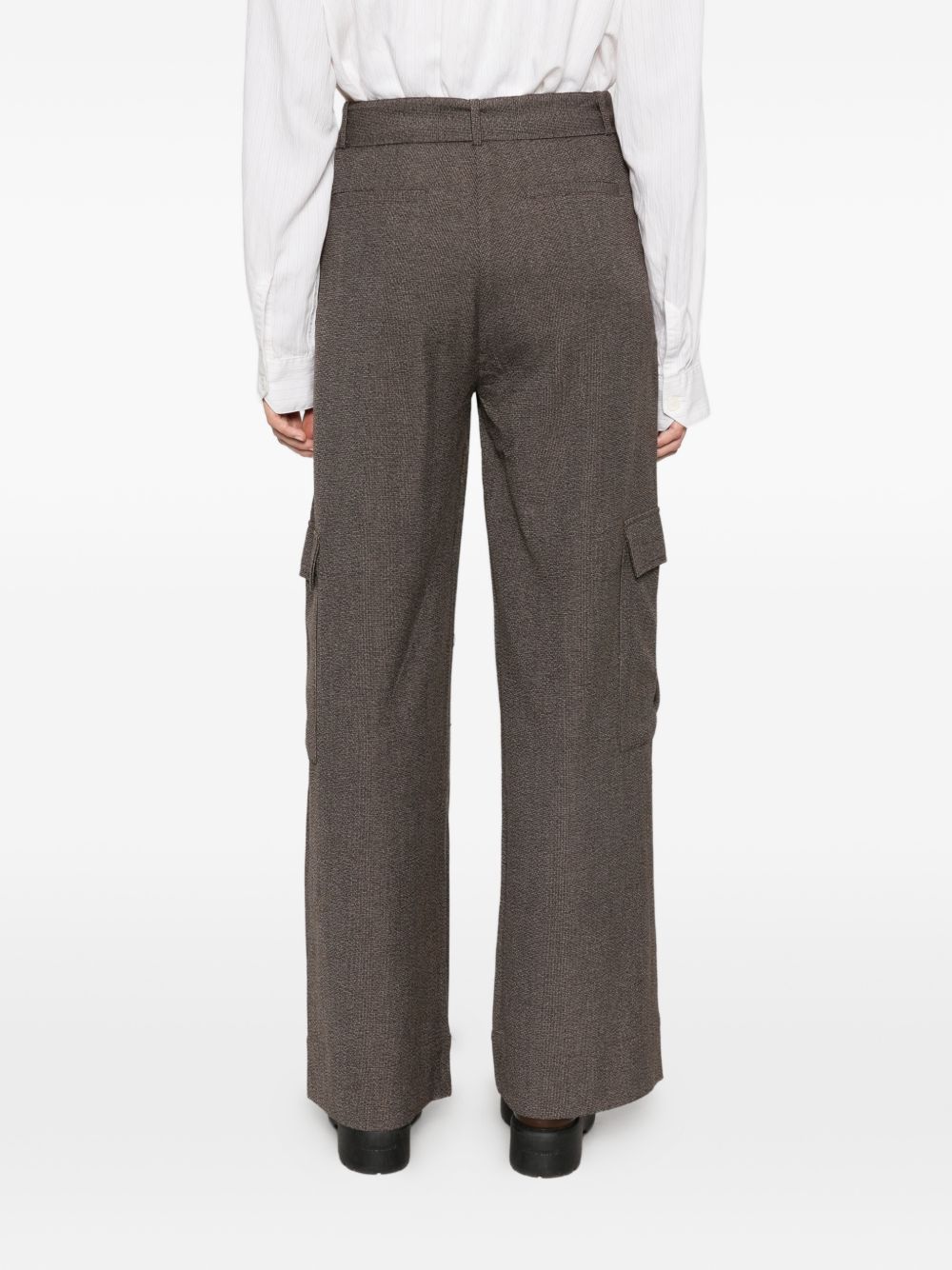 YERSE Pantaloni morbidi stile cargo con cintura in vita 