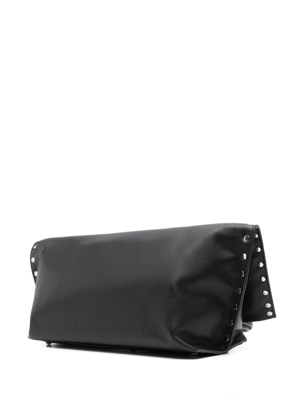 ZANELLATO Borsa tote A'spasso Medium in pelle nera lavagna 