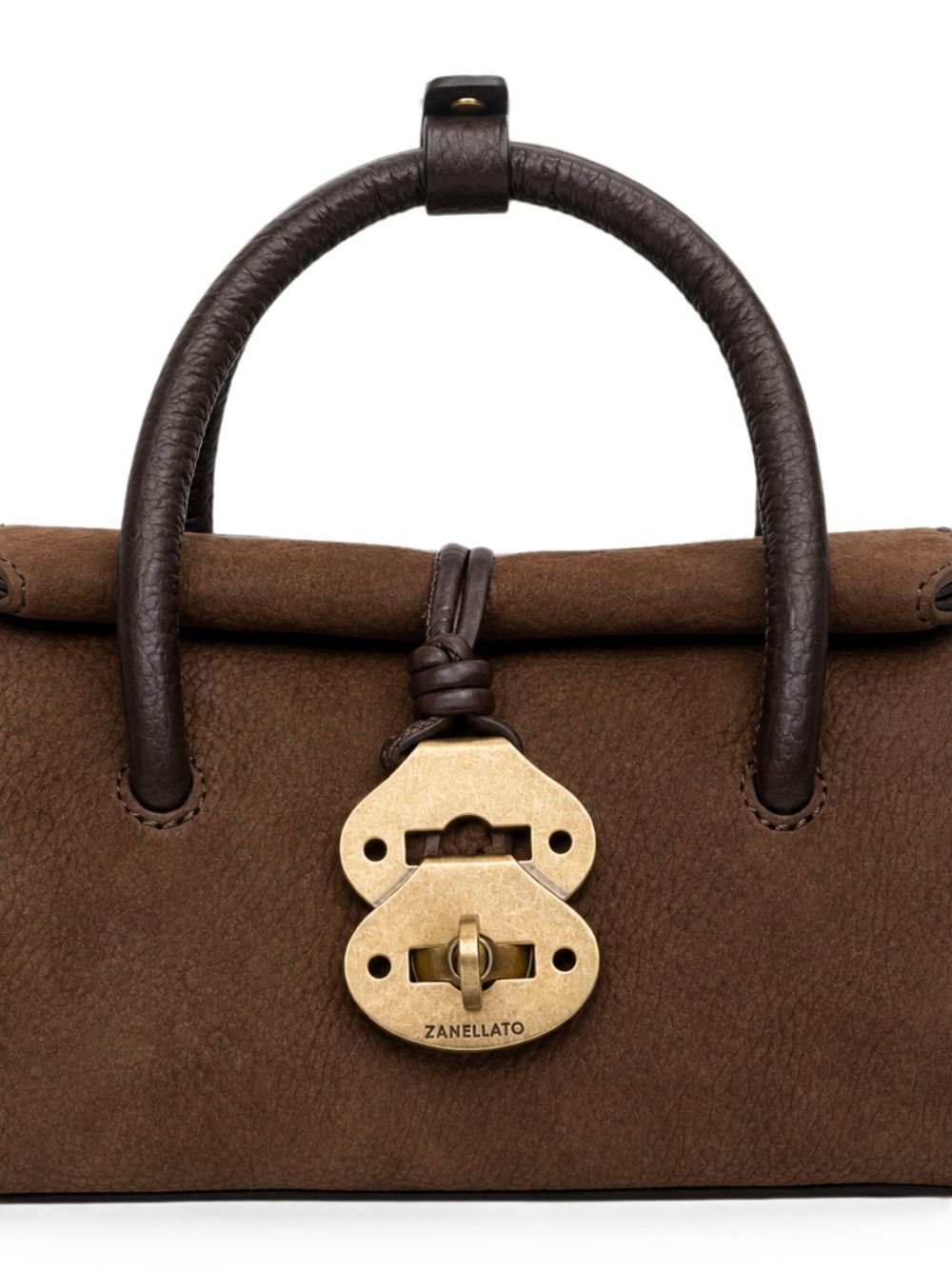 ZANELLATO Borsa Postina Baby in pelle con tracolla regolabile 