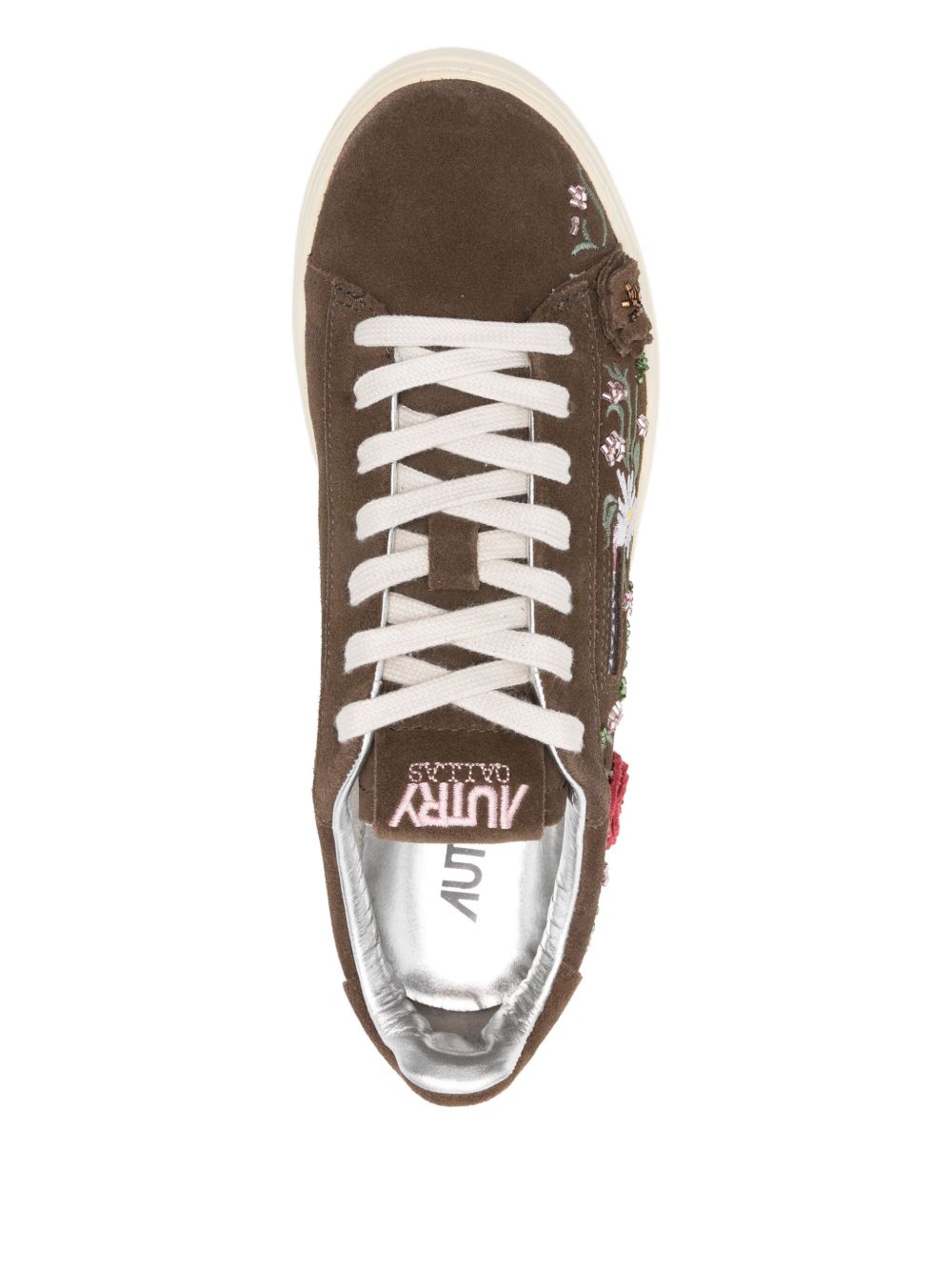 AUTRY Sneakers Dallas Low con ricamo fiori 