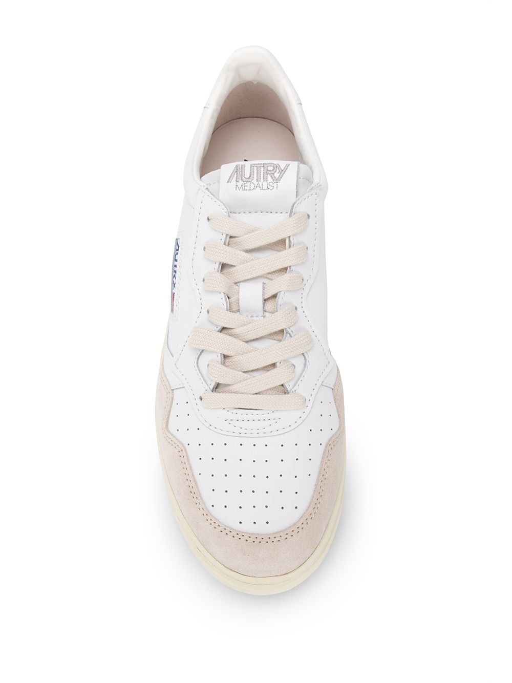 AUTRY Sneakers Medalist bianca con camoscio 