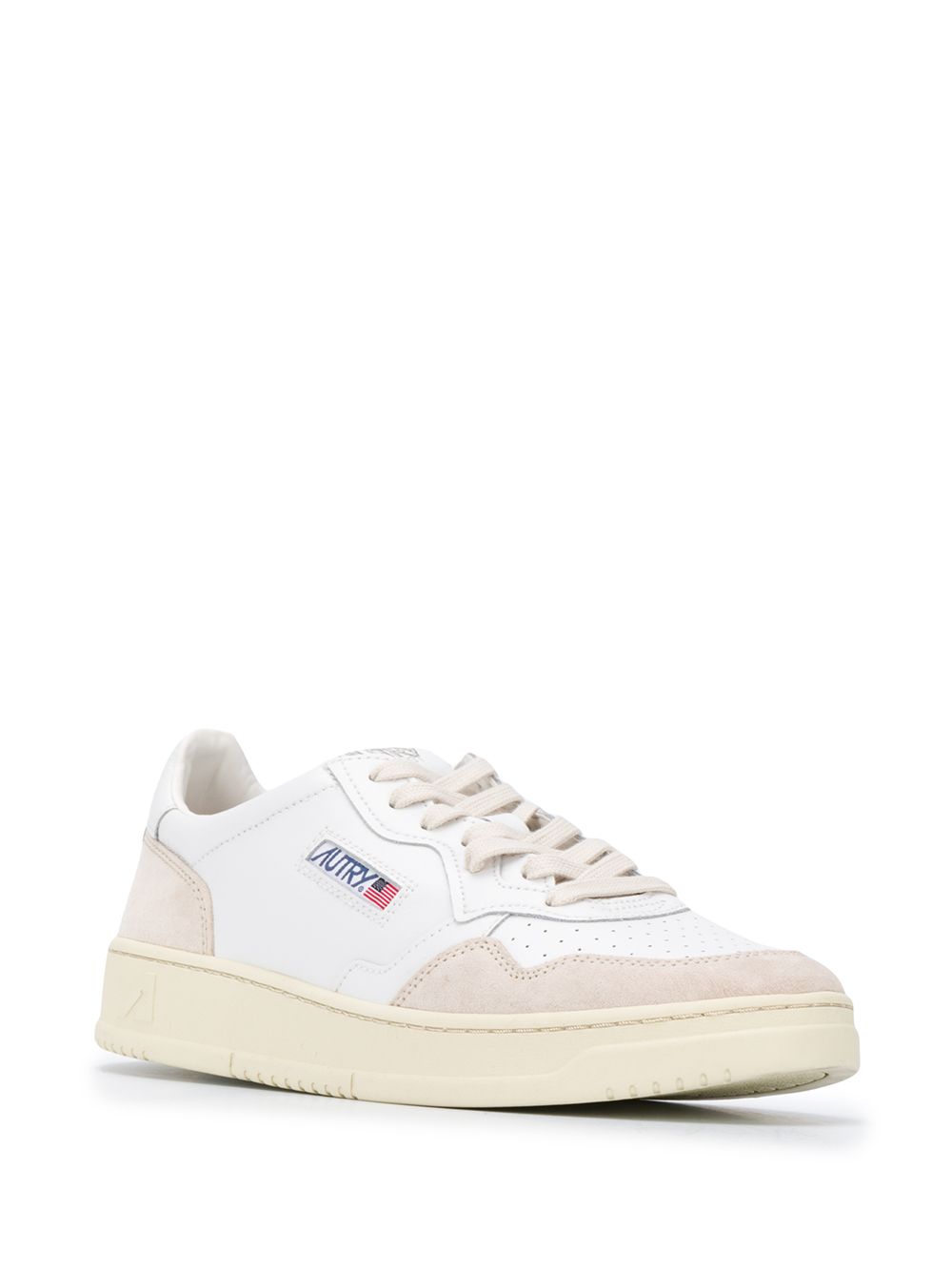 AUTRY Sneakers Medalist bianca con camoscio 