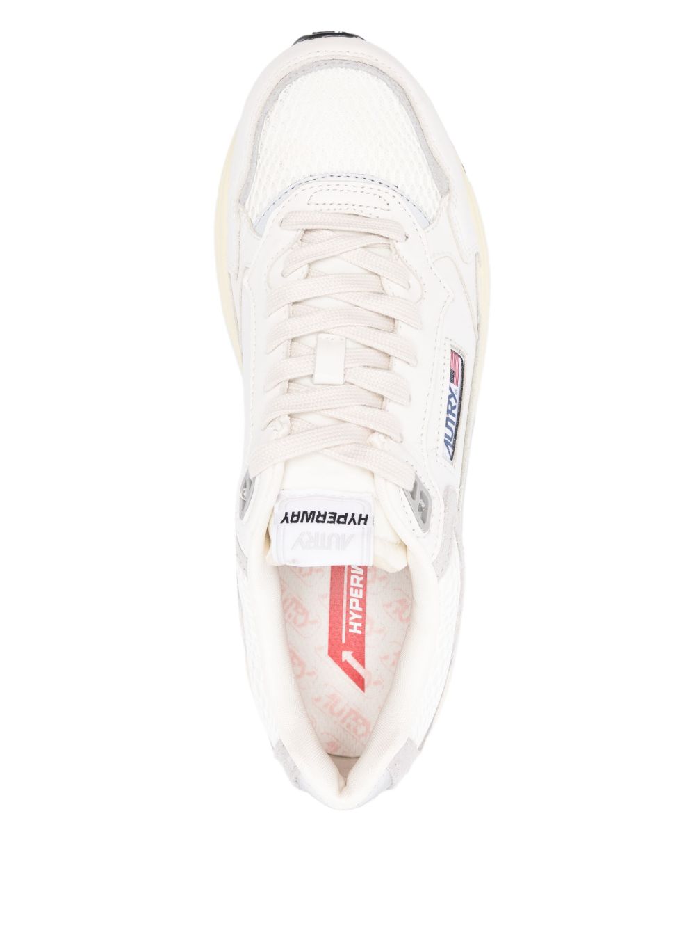 AUTRY Sneakers Medalist bianche e grigie con camoscio 
