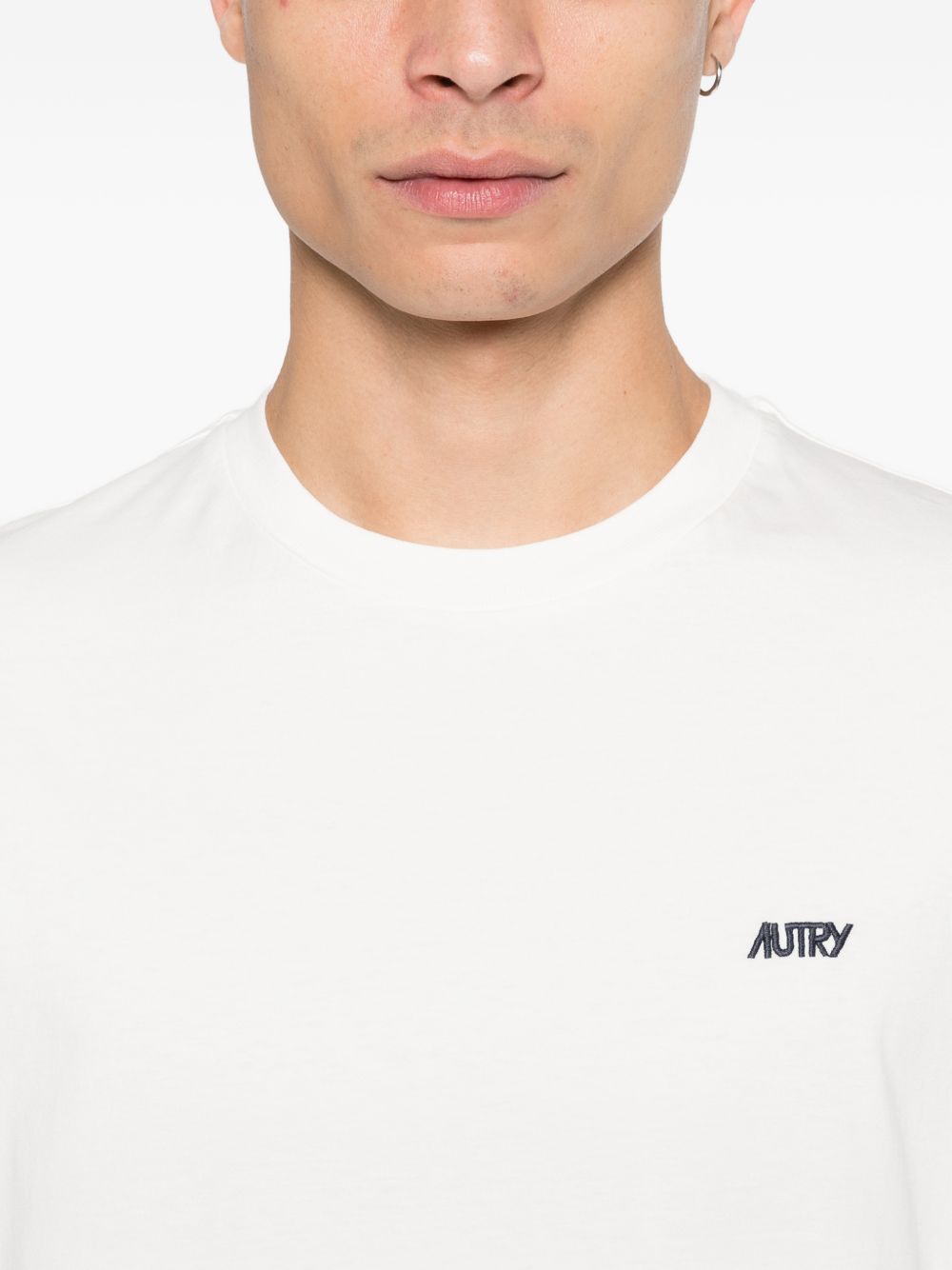 AUTRY T-shirt a maniche corte bianca 
