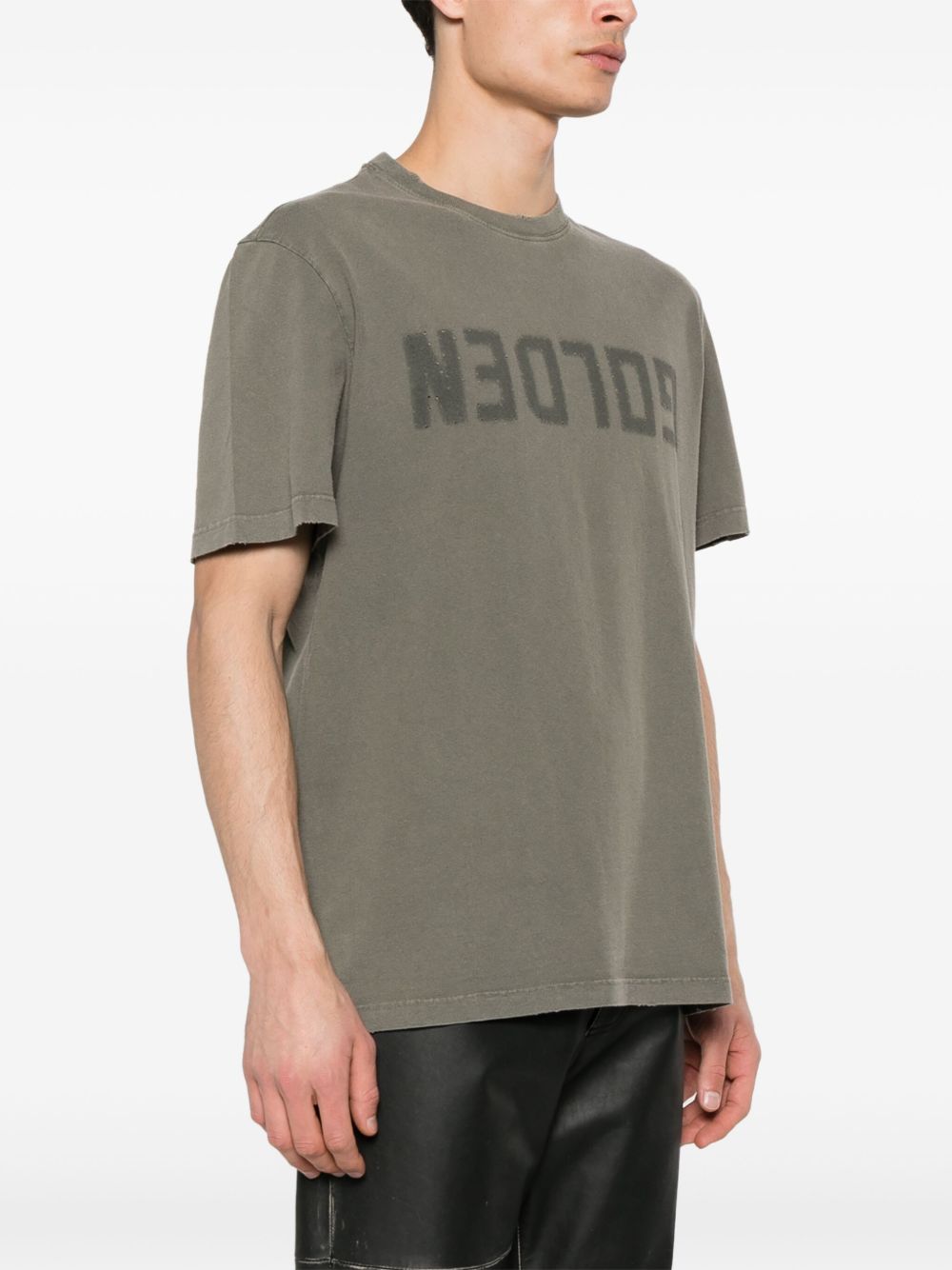GOLDEN GOOSE T-shirt girocollo con stampa 