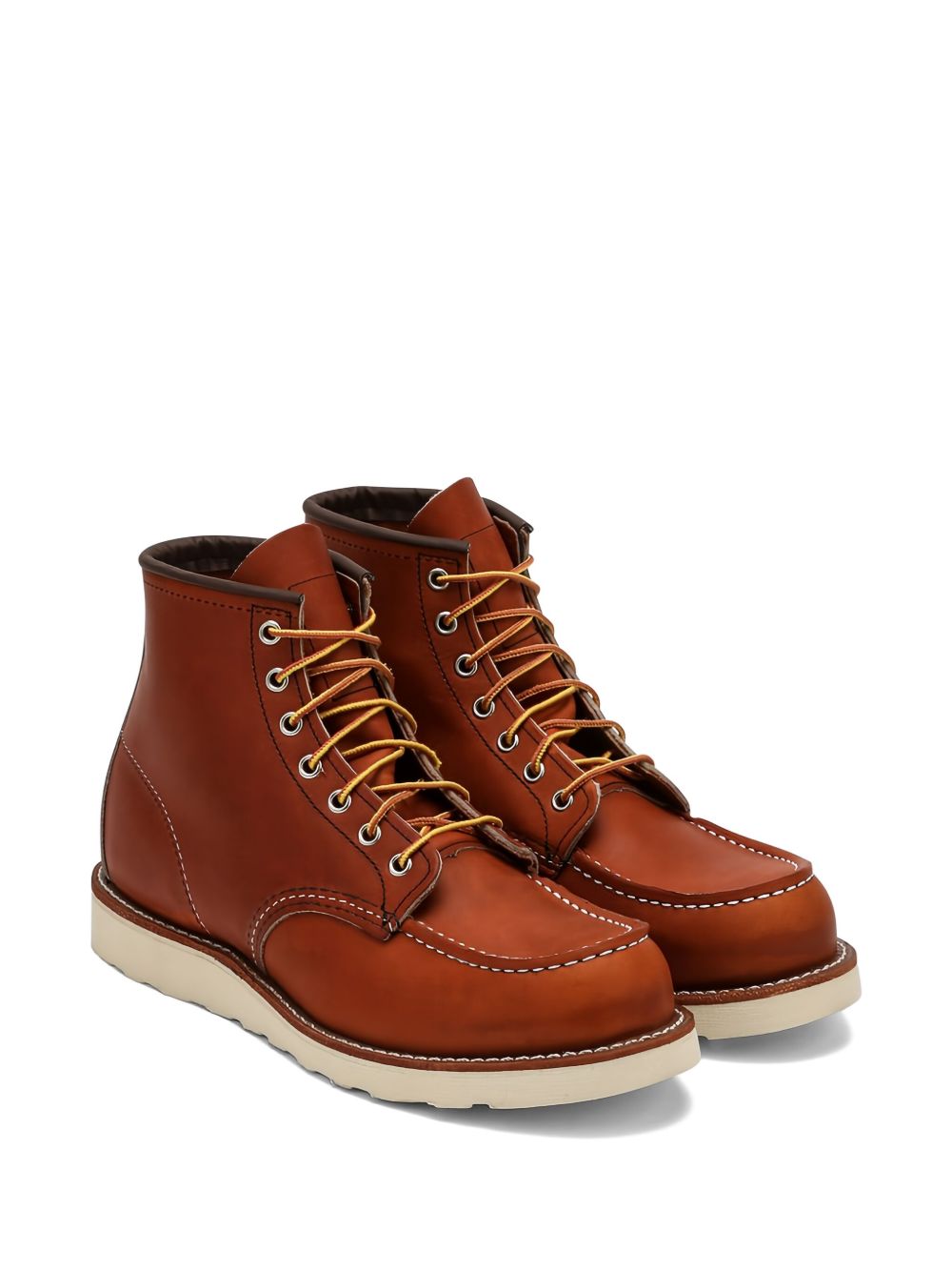 RED WING Anfibi Classic Moc Toe marroni in pelle 