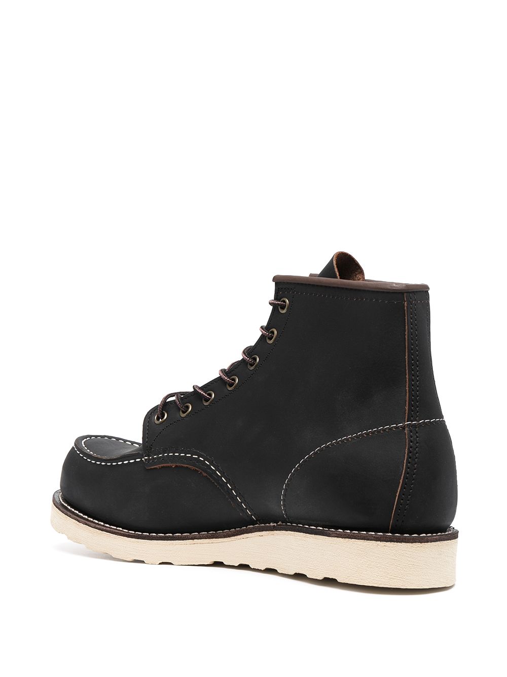 RED WING Anfibi Classic Moc Toe neri in pelle 