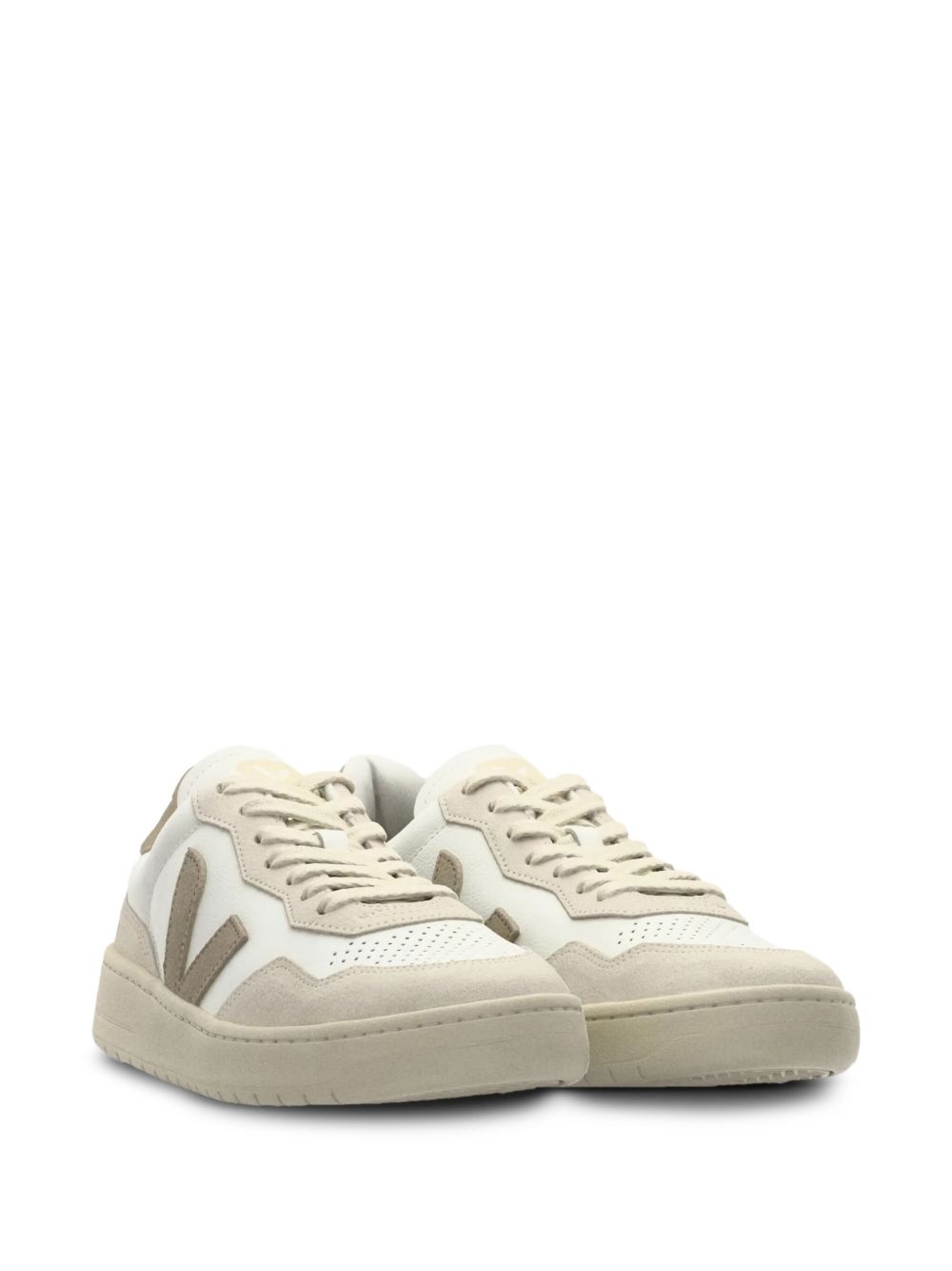 VEJA Sneakers in pelle bianche e grigie 