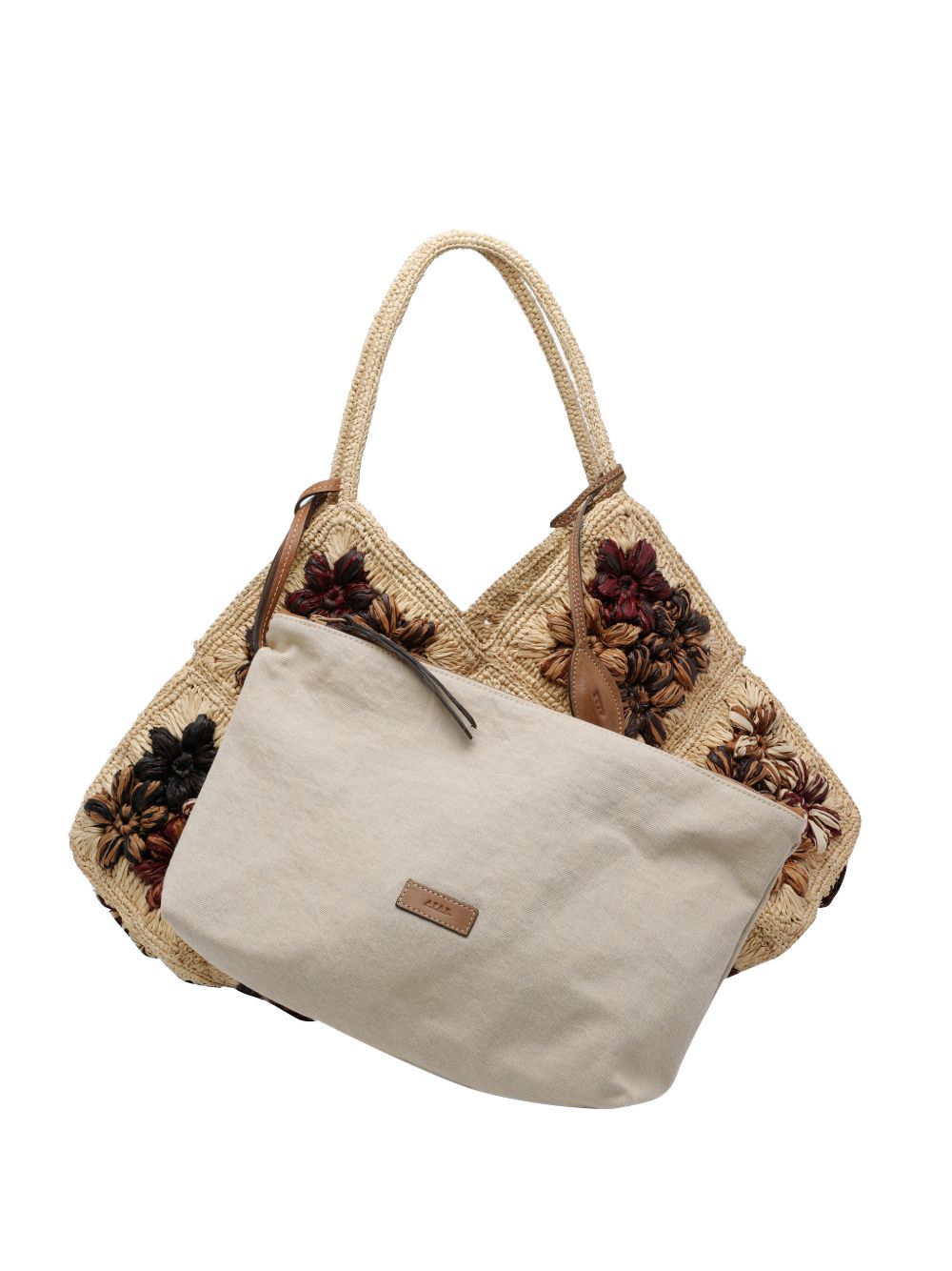AFAR Borsa a spalla Desire in rafia 
