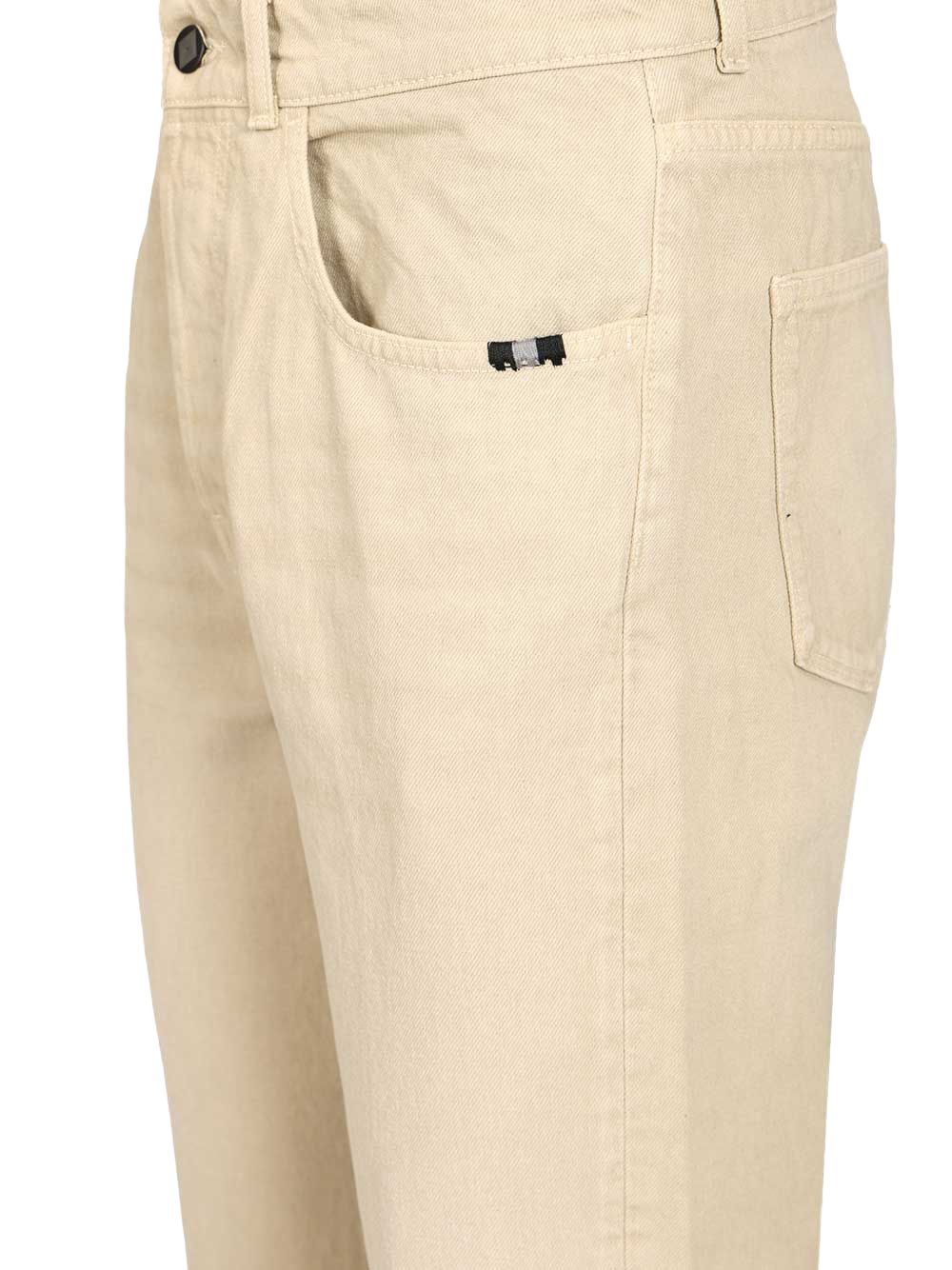 AMISH Jeans lunghi Jeremiah color crema 