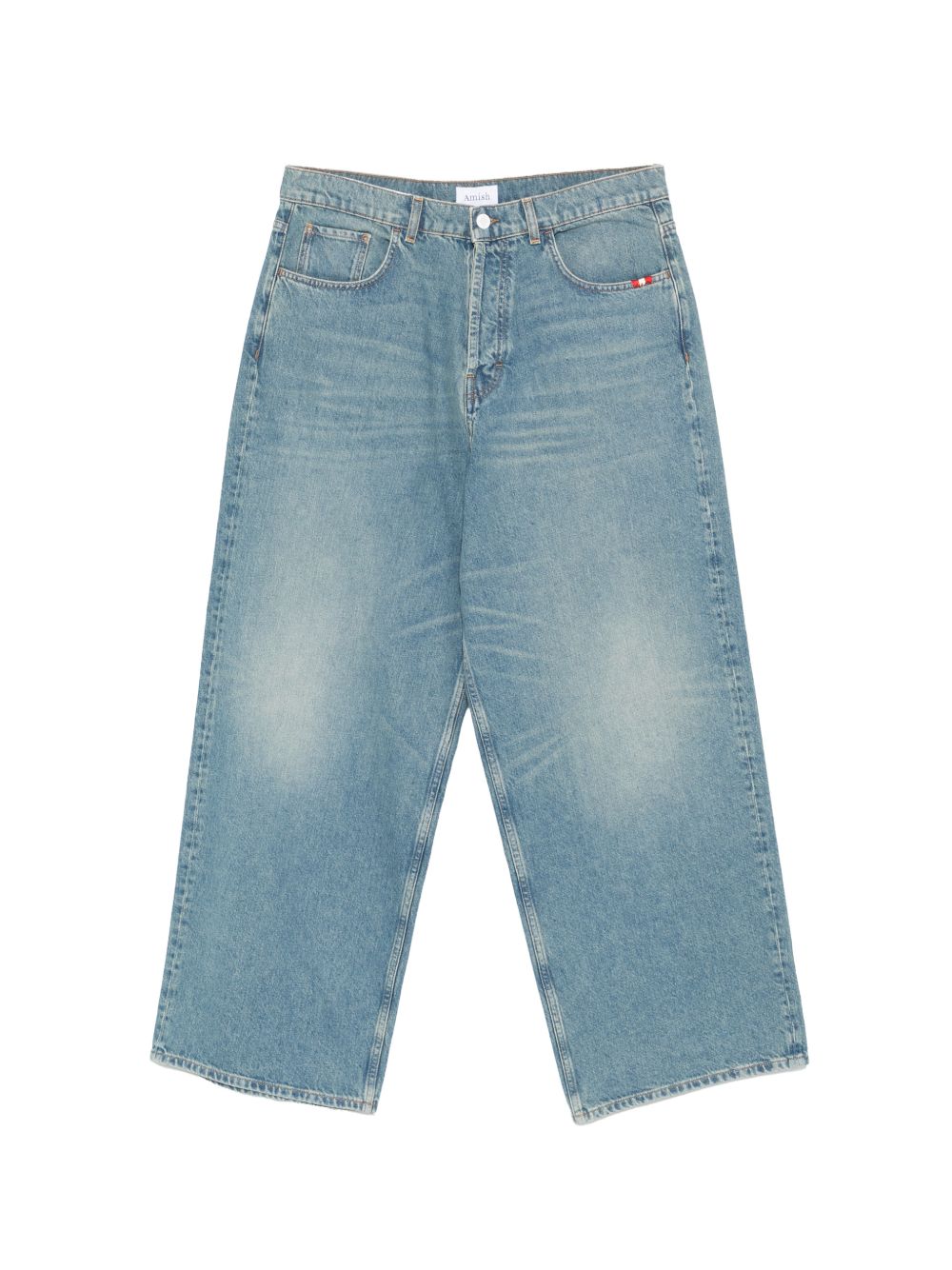 AMISH Jeans Huge in blu denim chiaro 