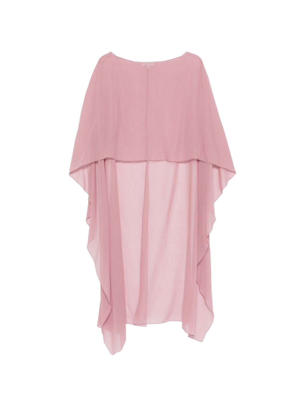 ANTONELLI Foulard elegante rosa semi trasparente 