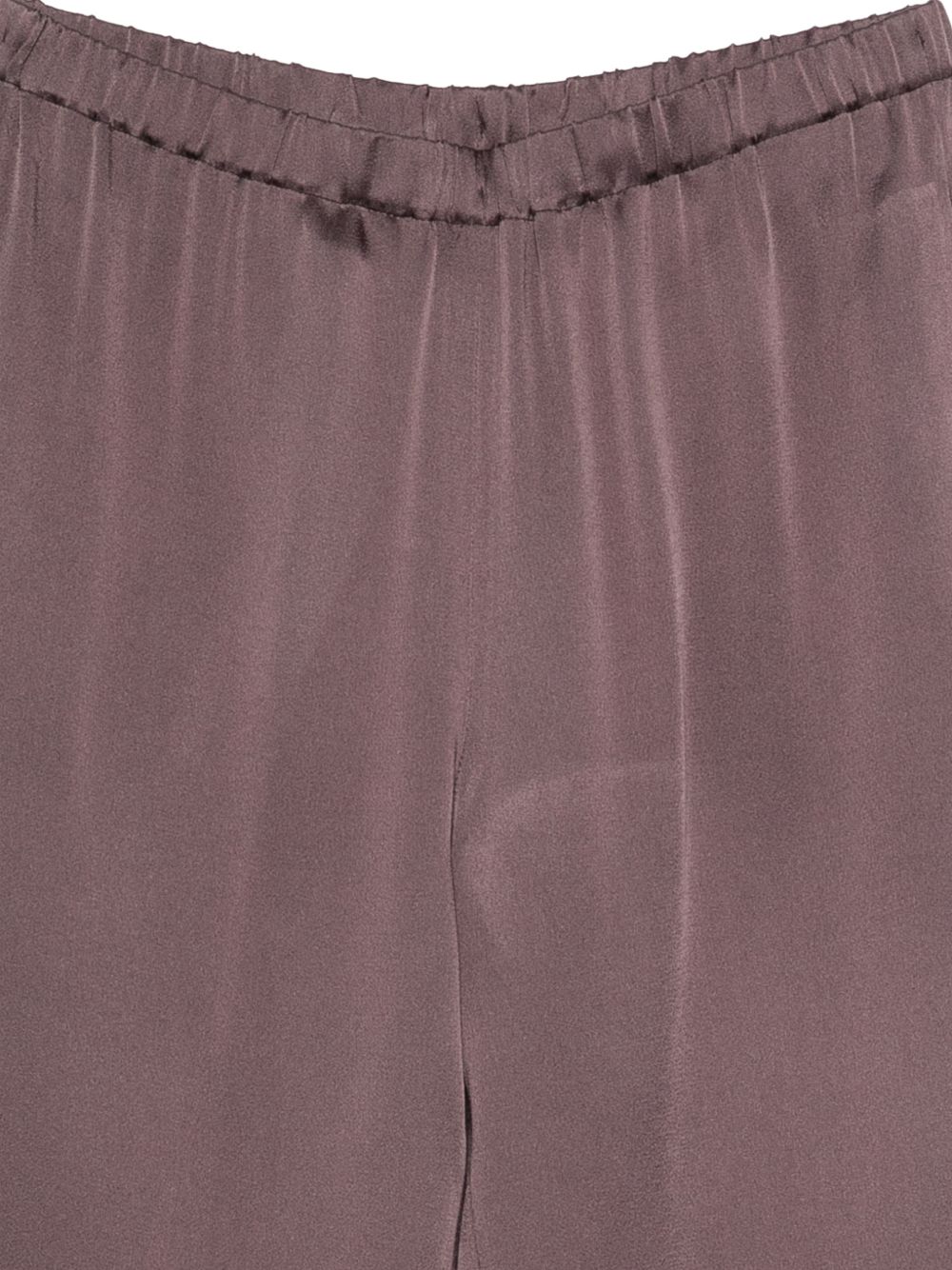 ANTONELLI Pantaloni Tiete marroni satinati 